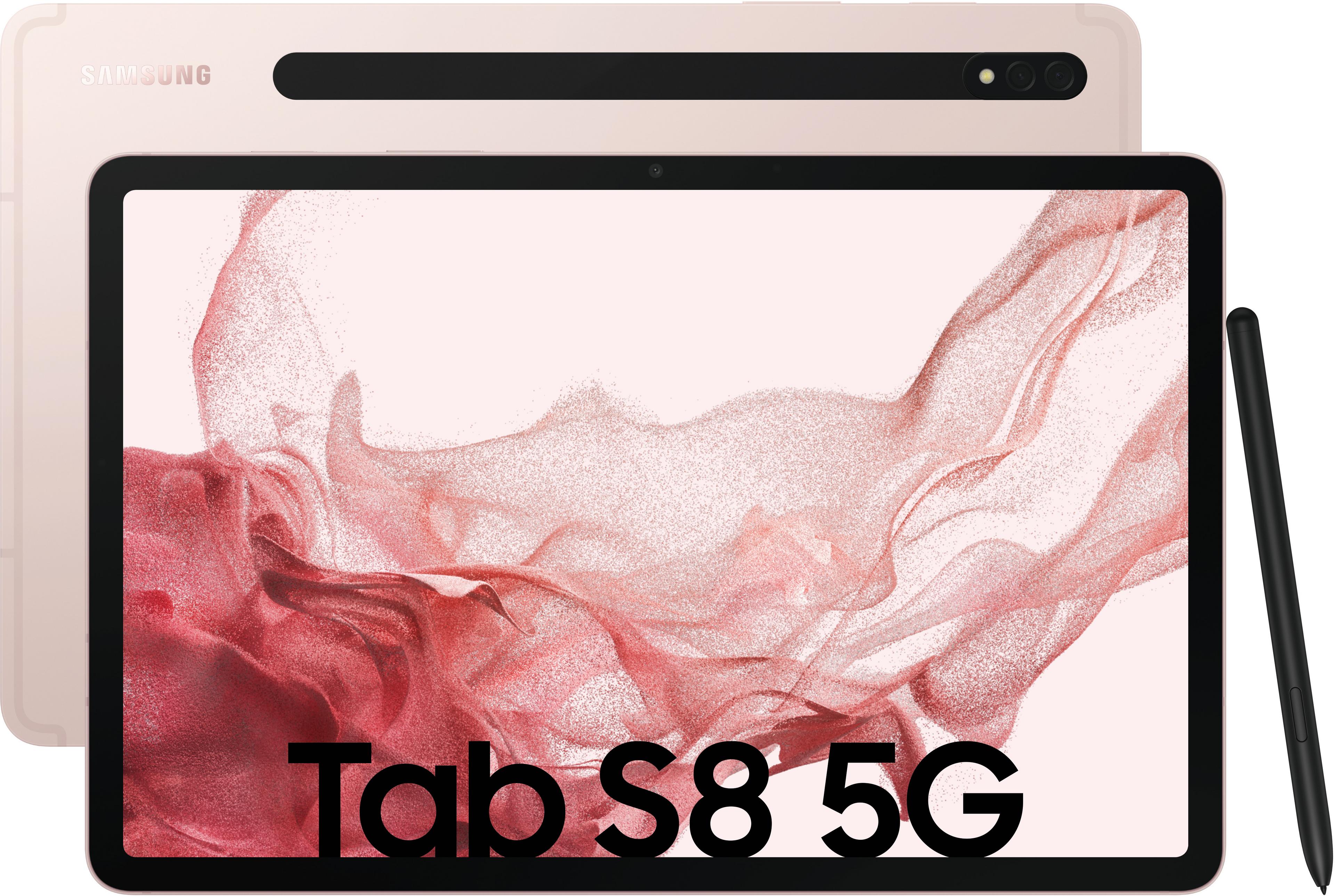 Samsung Galaxy Tab S8 11 5G pink gold