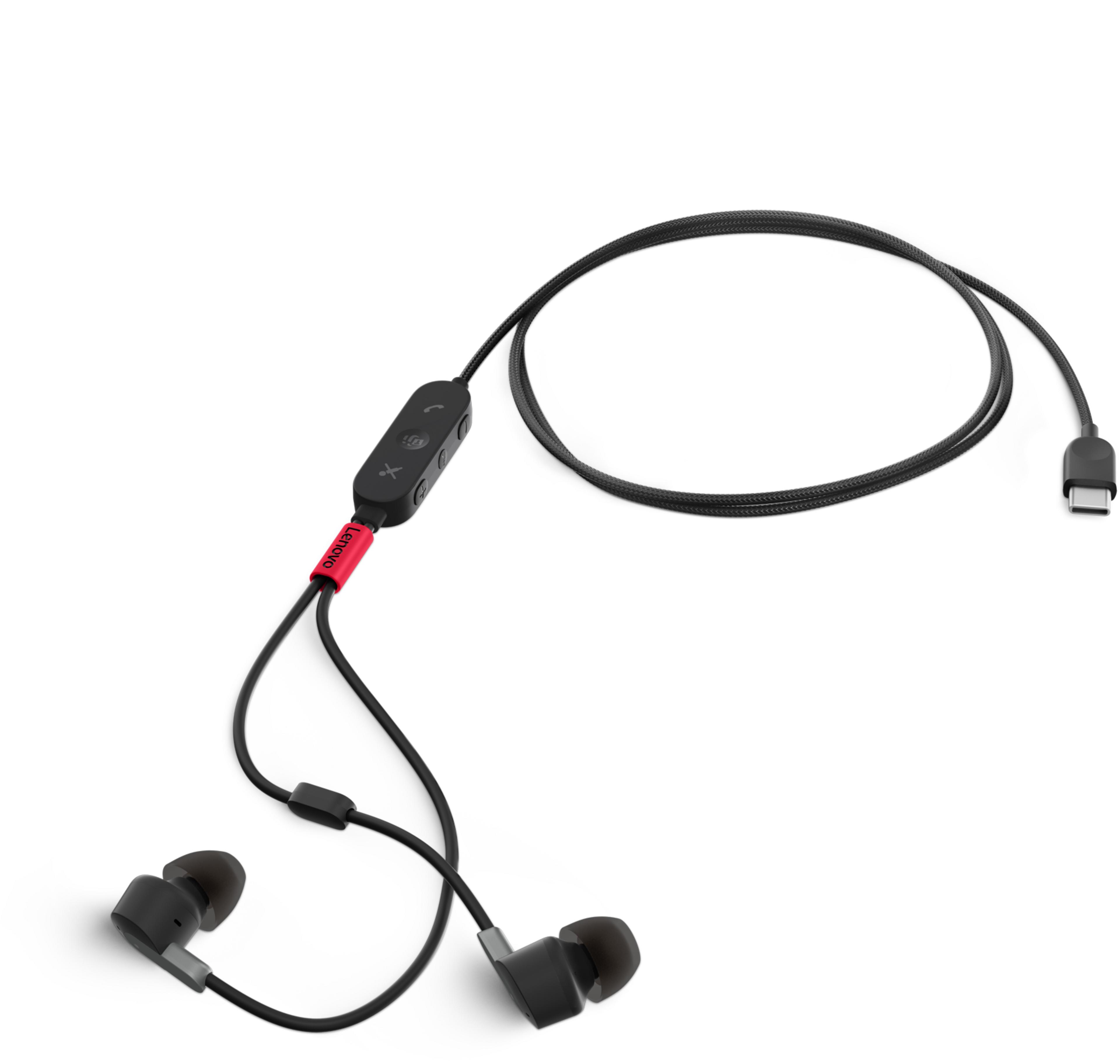 Auriculares Lenovo Go USB-C (ANC)
