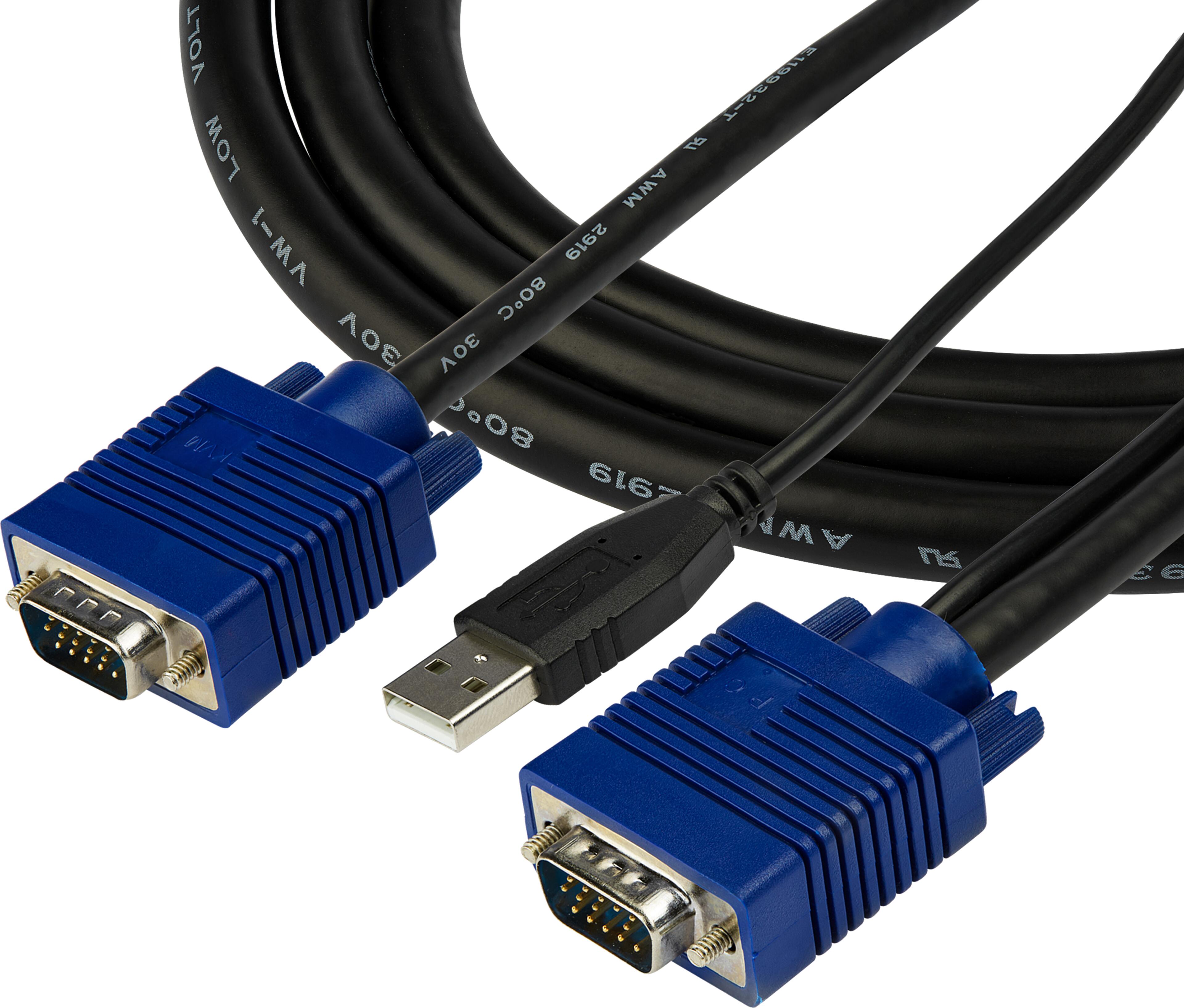 StarTech KVM Kabel VGA,USB 1,8 m