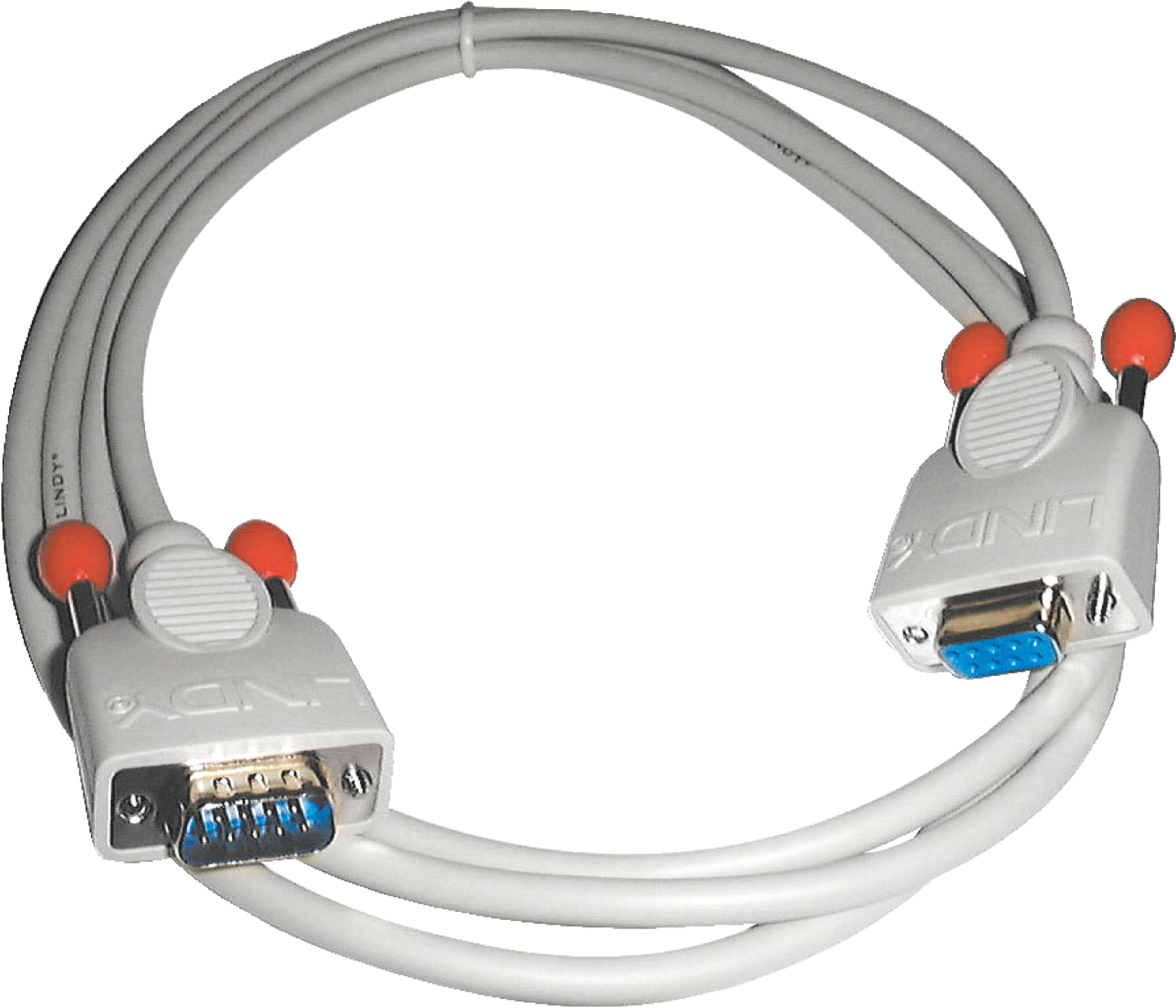 LINDY RS-232 Cable DB9/m-DB9/f 2m