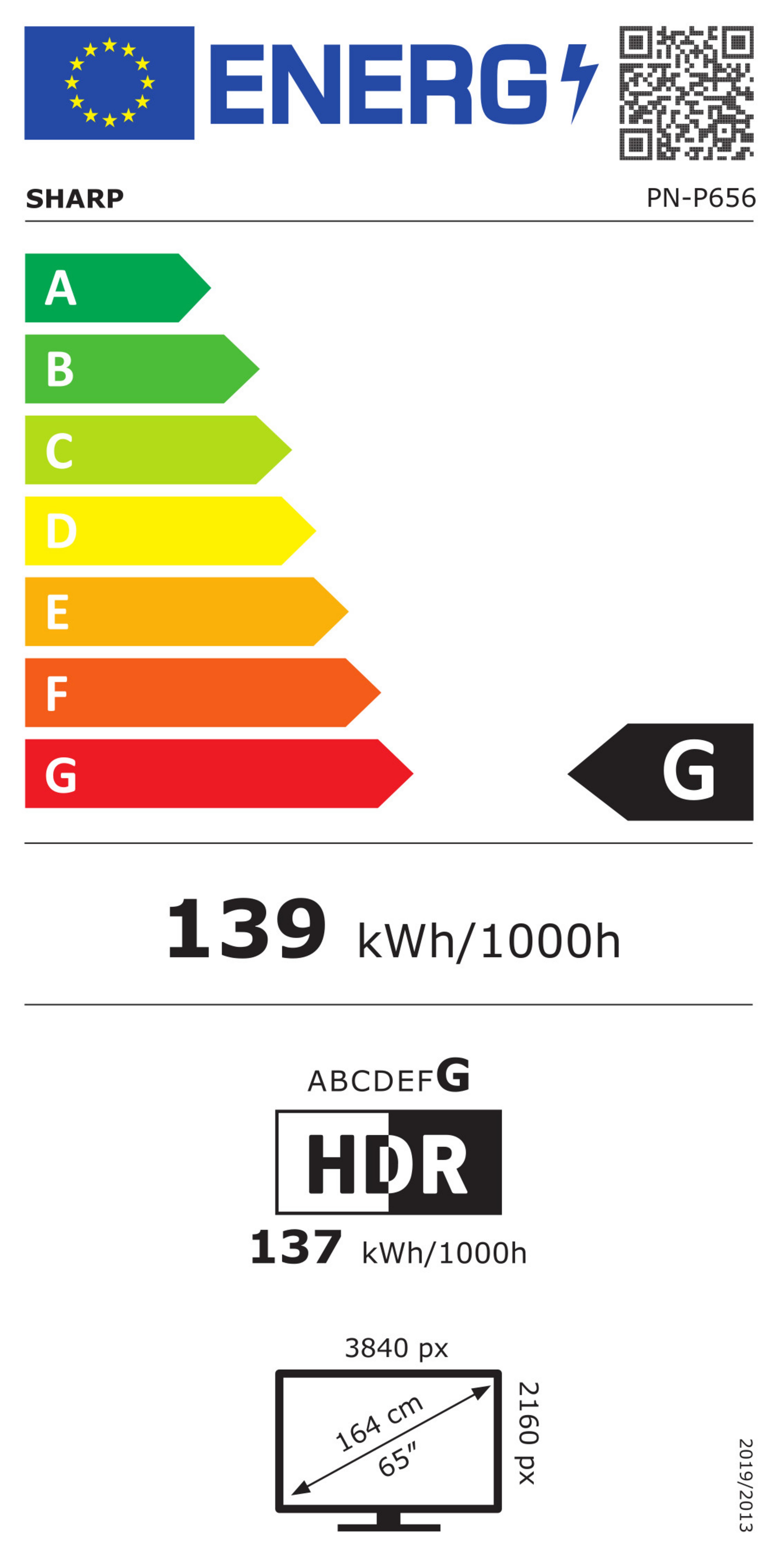 Displej Sharp MultiSync P656