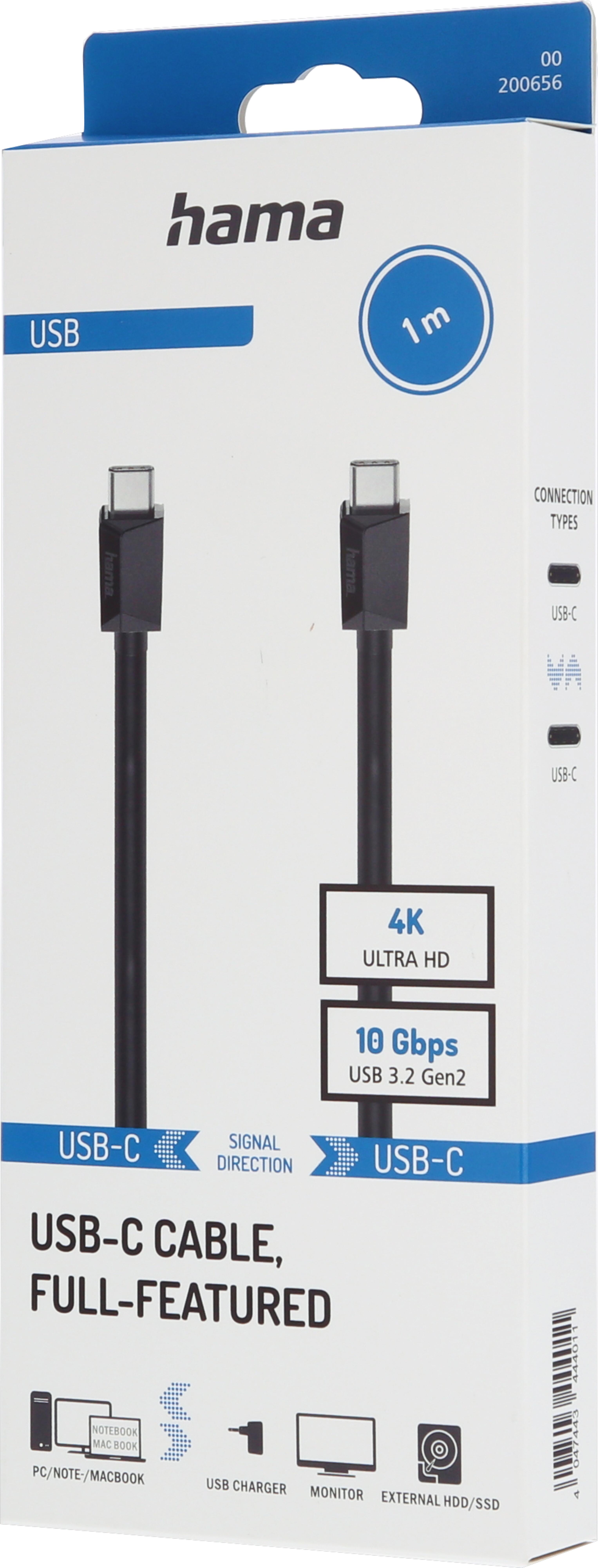 Hama USB Typ C Kabel 1 m