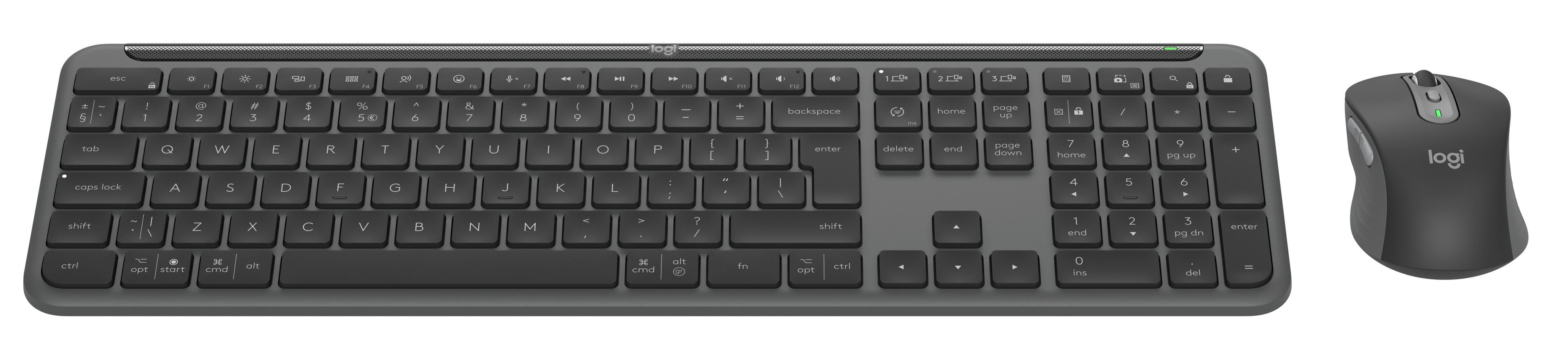 Logitech MK950 Tastatur Maus Set f.B.