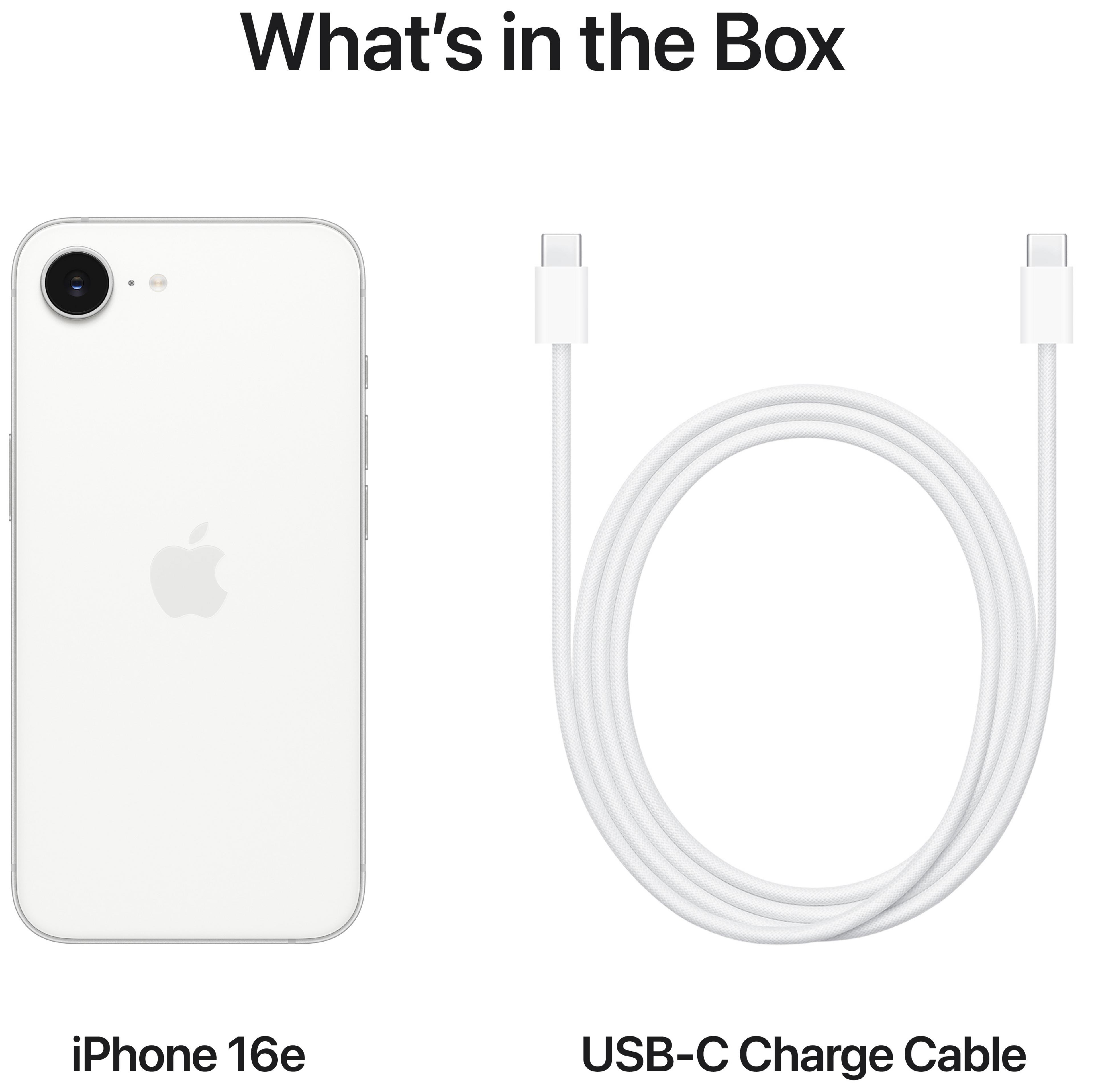 Apple iPhone 16e 128GB White