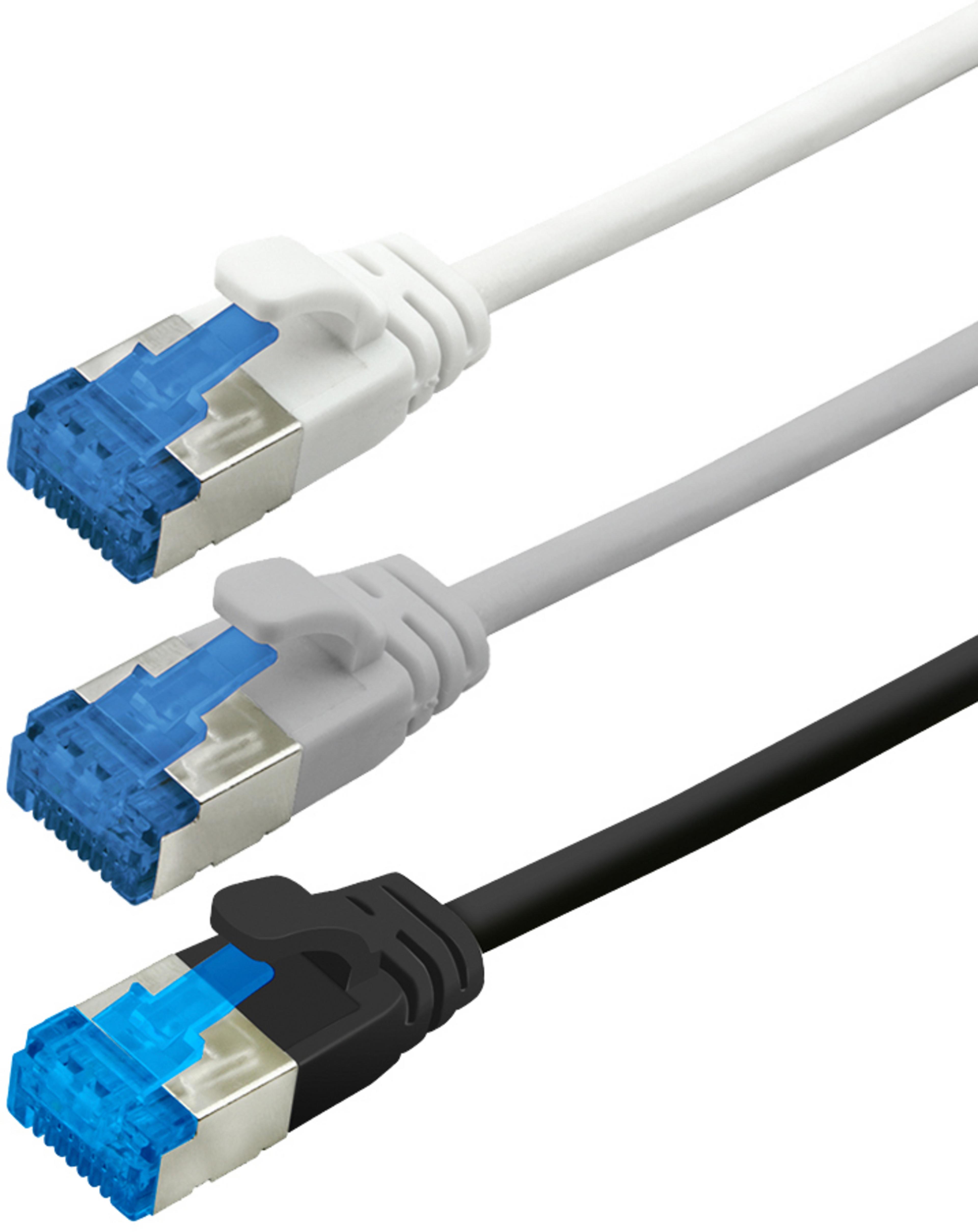Patch Cable RJ45 U/FTP Cat6a 0.5m Grey