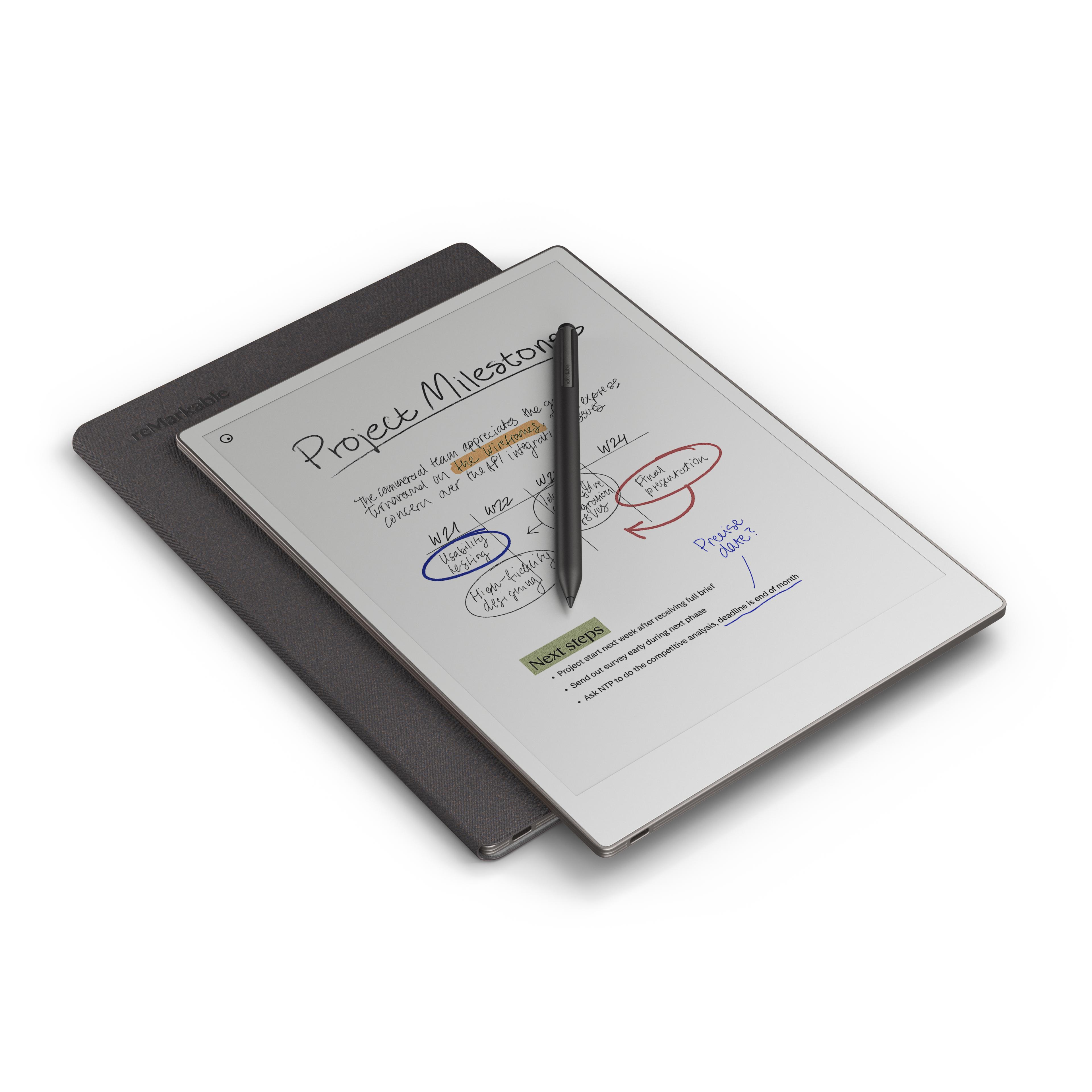 reMarkable PaperPro Marker+ Folio Basalt