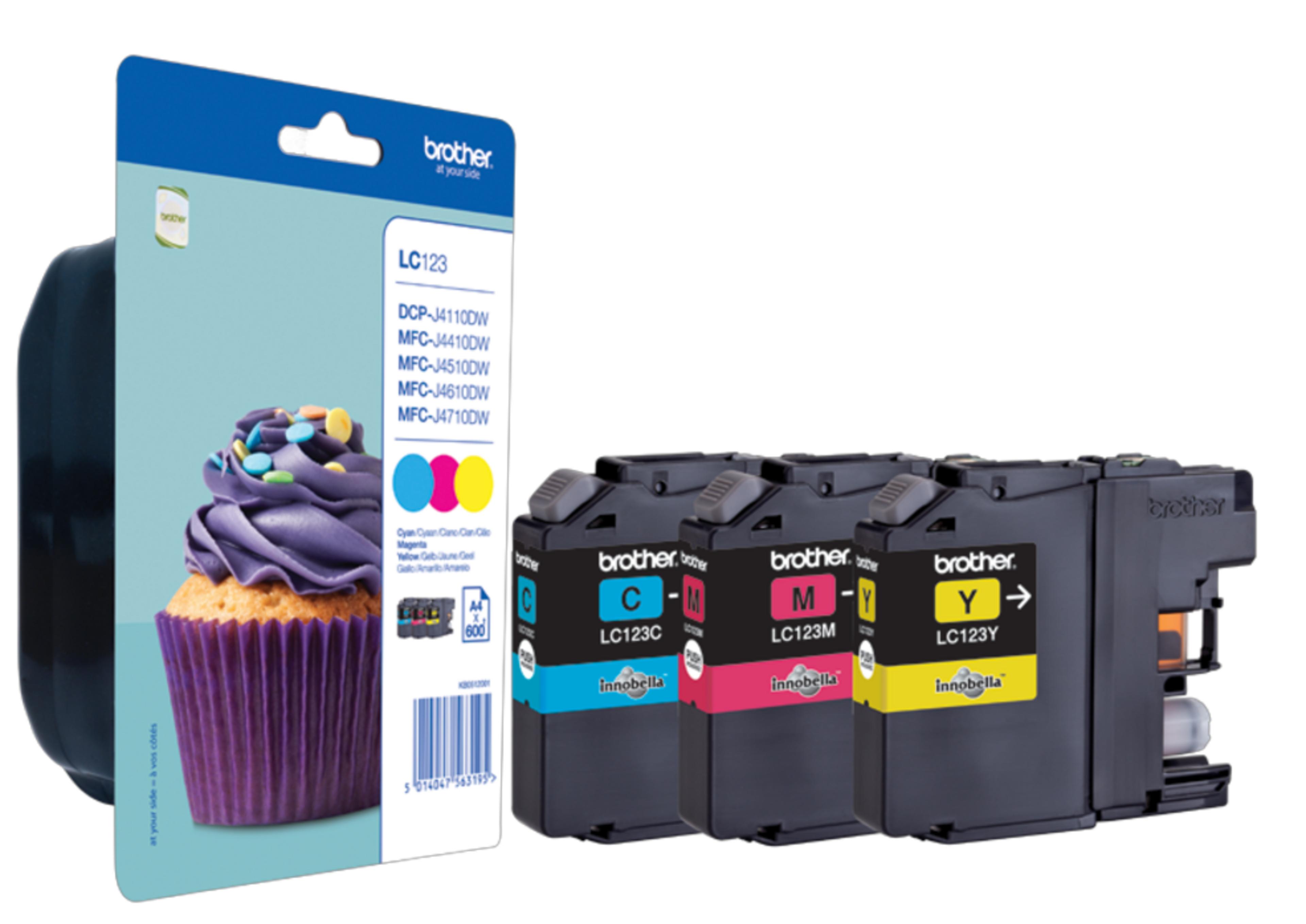 Brother LC-123 Ink C/Y/M