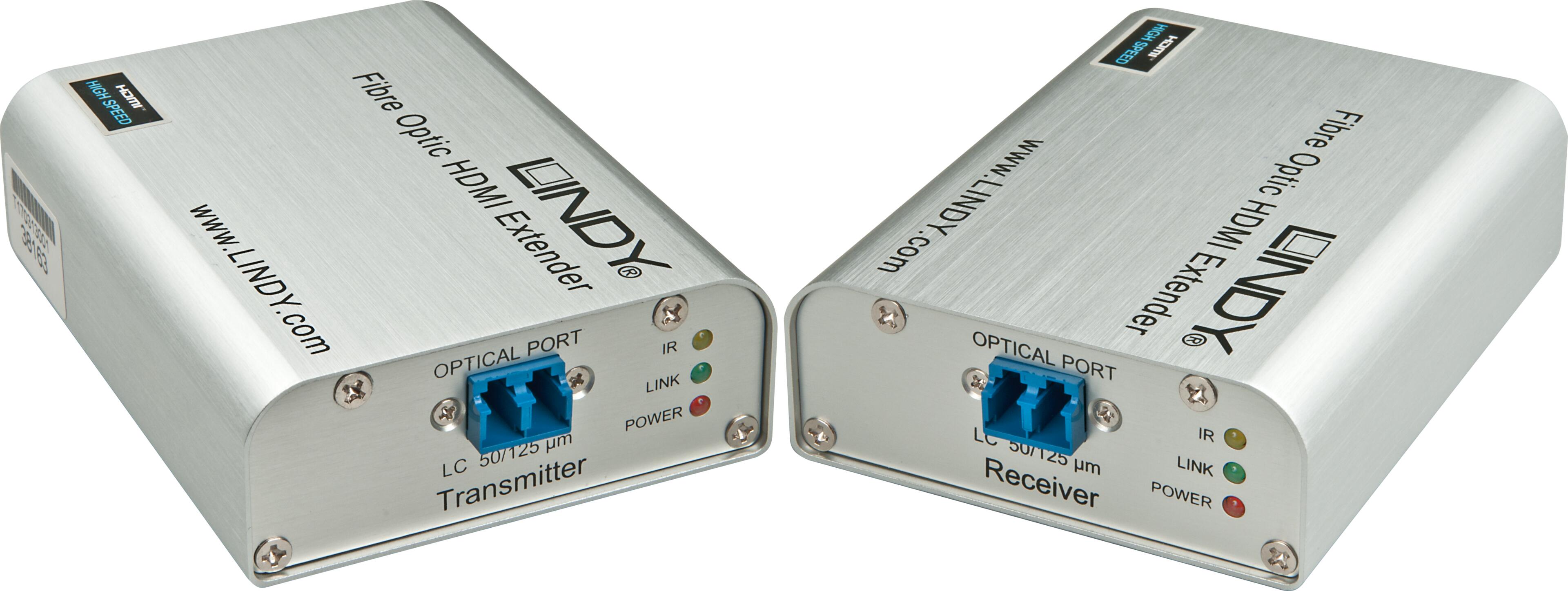 Extensor LINDY HDMI FO 300/450 m