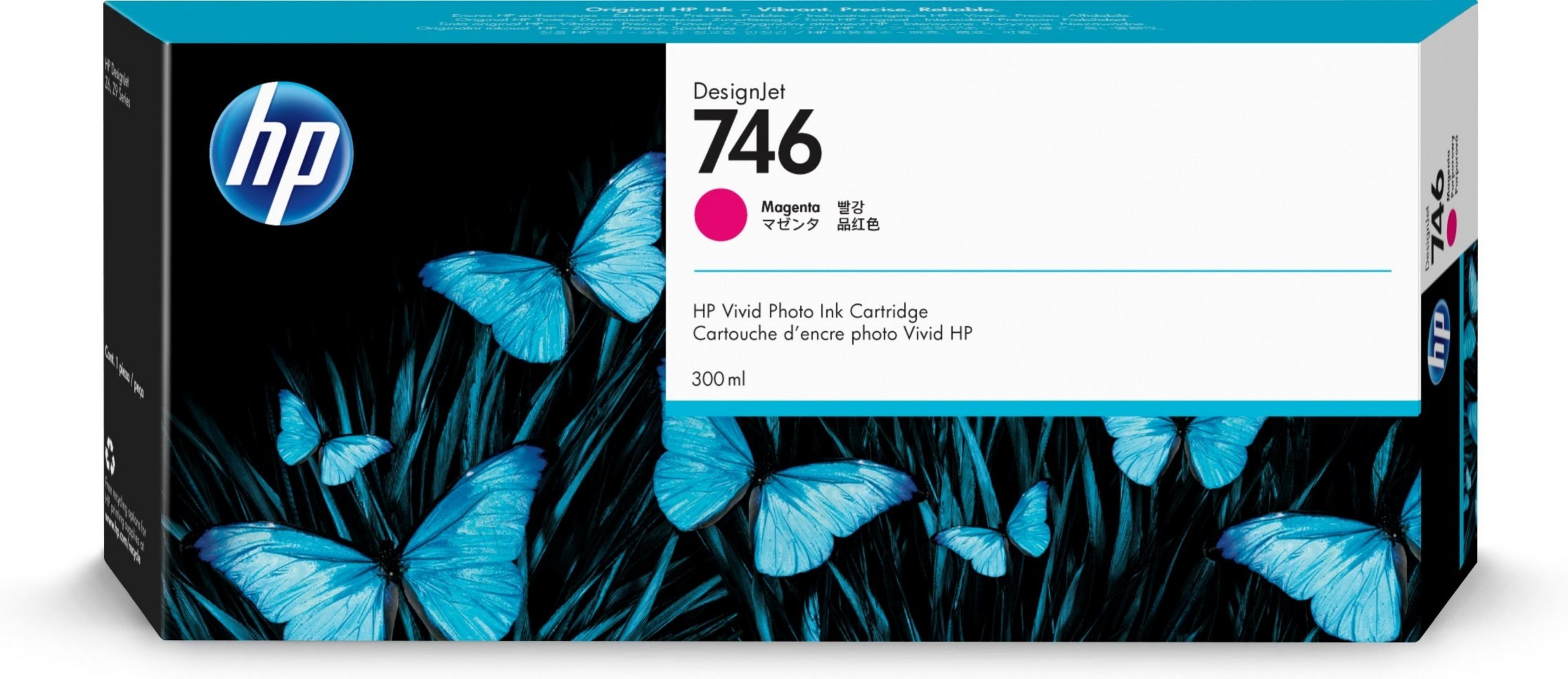 HP 746 Ink 300ml Magenta