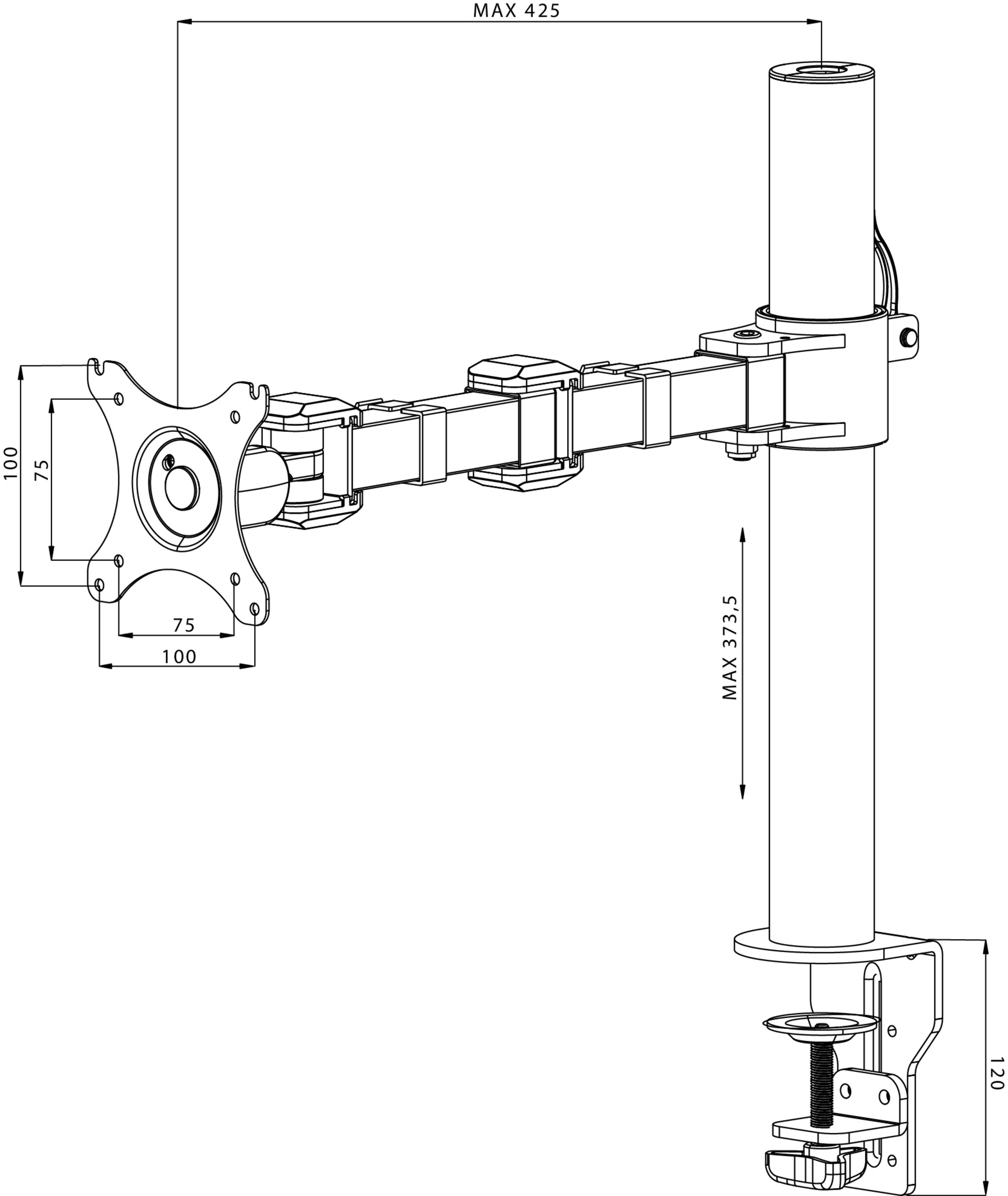 iiyama DS1001C-B1 Tischhalterung