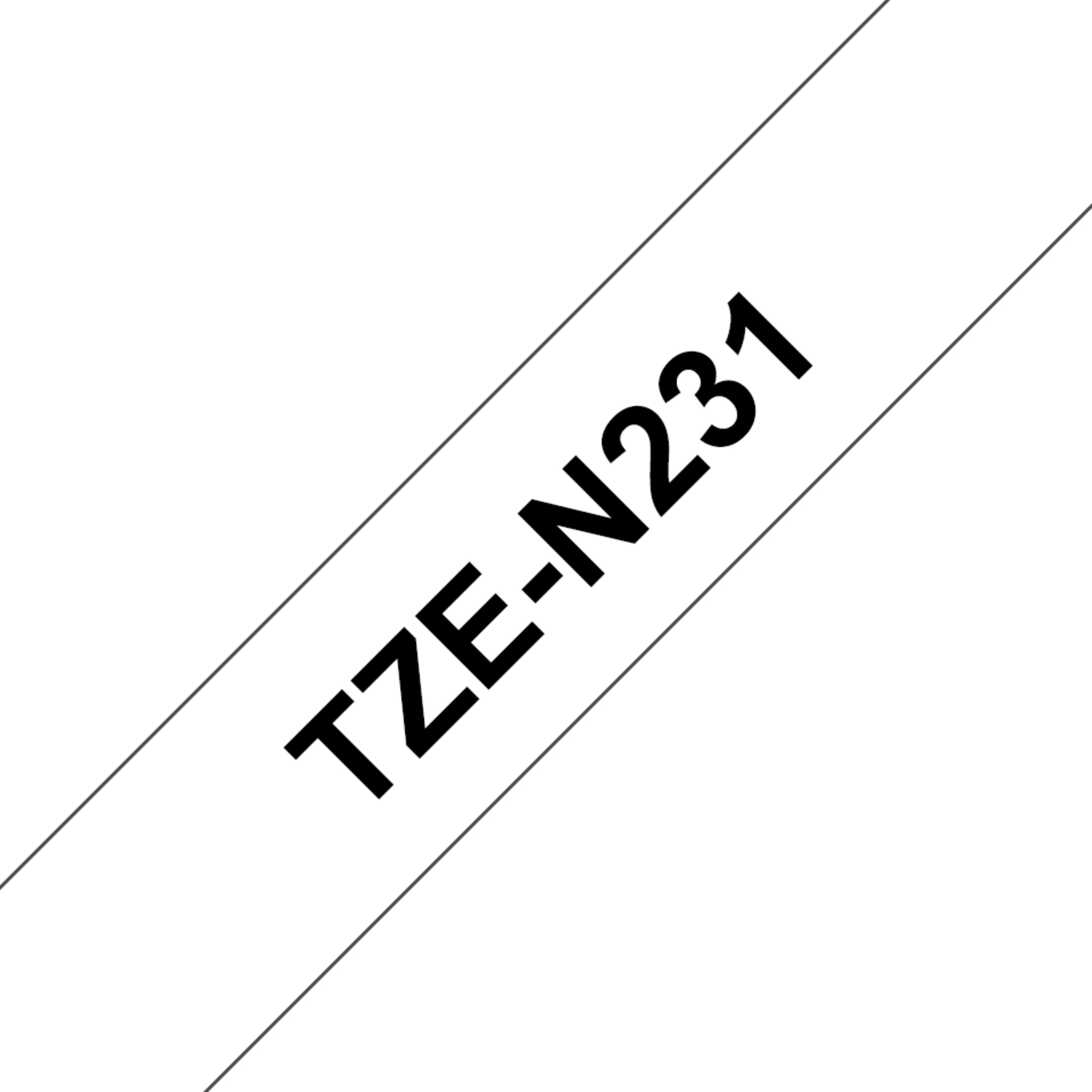 Brother TZe-N231 12mmx8m Label Tape Whi