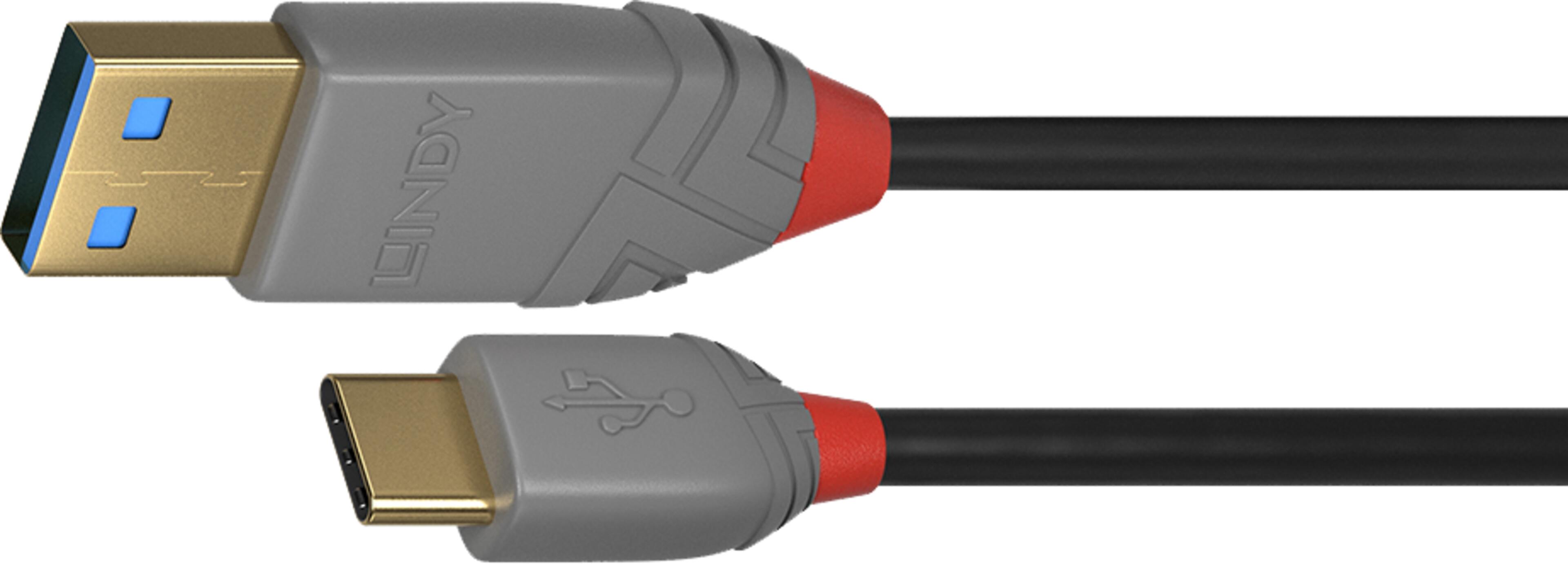 LINDY USB-A to USB-C Cable 2m