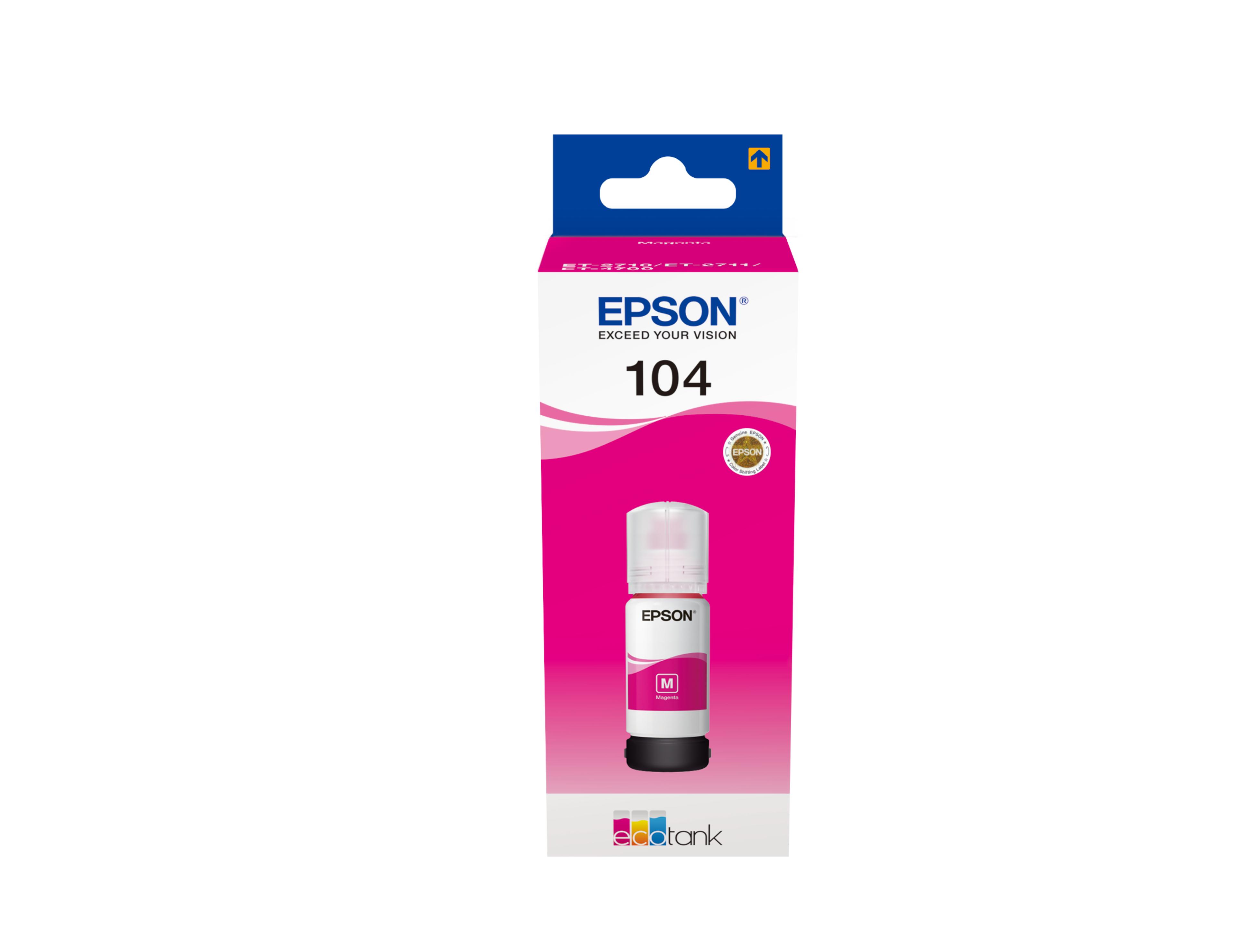 Epson 104 EcoTank Ink Magenta