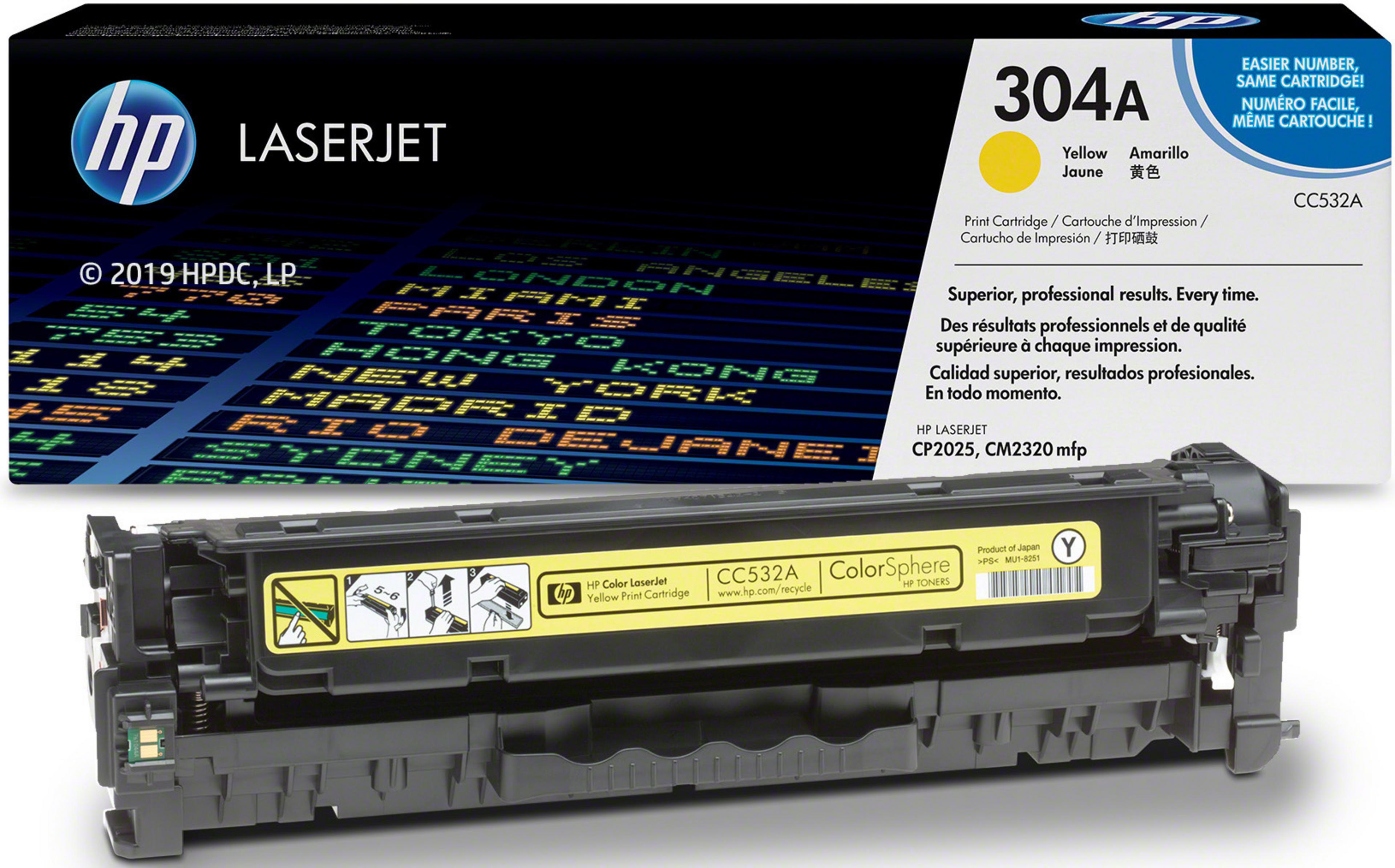 HP 304A Toner Yellow