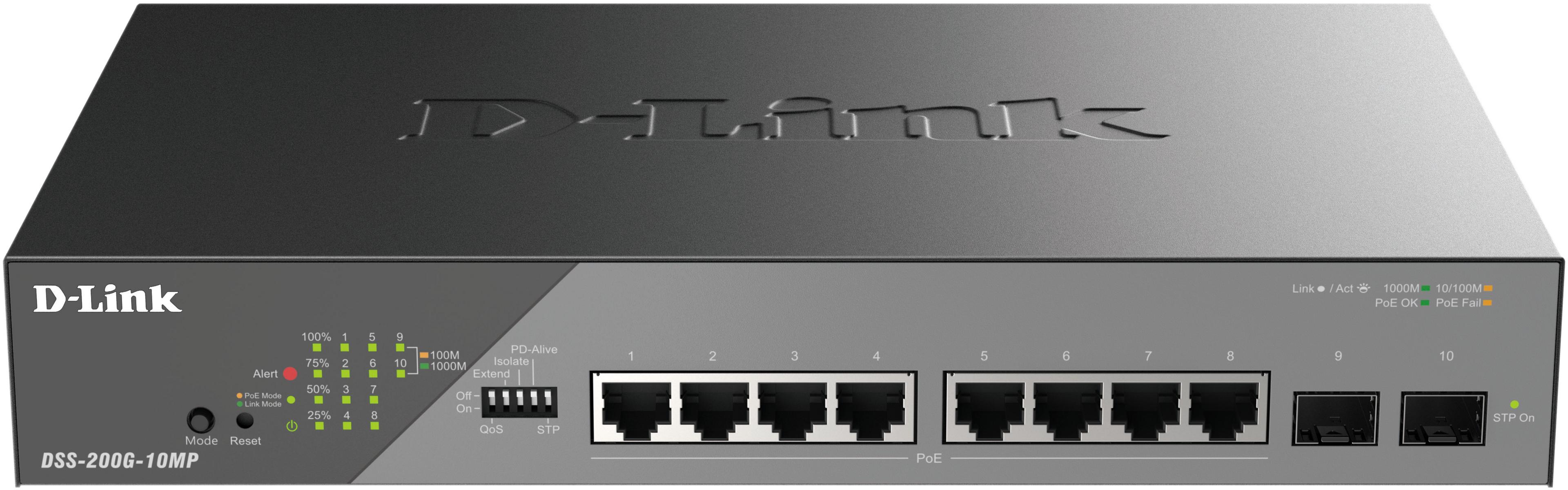 D-Link DSS-200G-10MP/E Switch