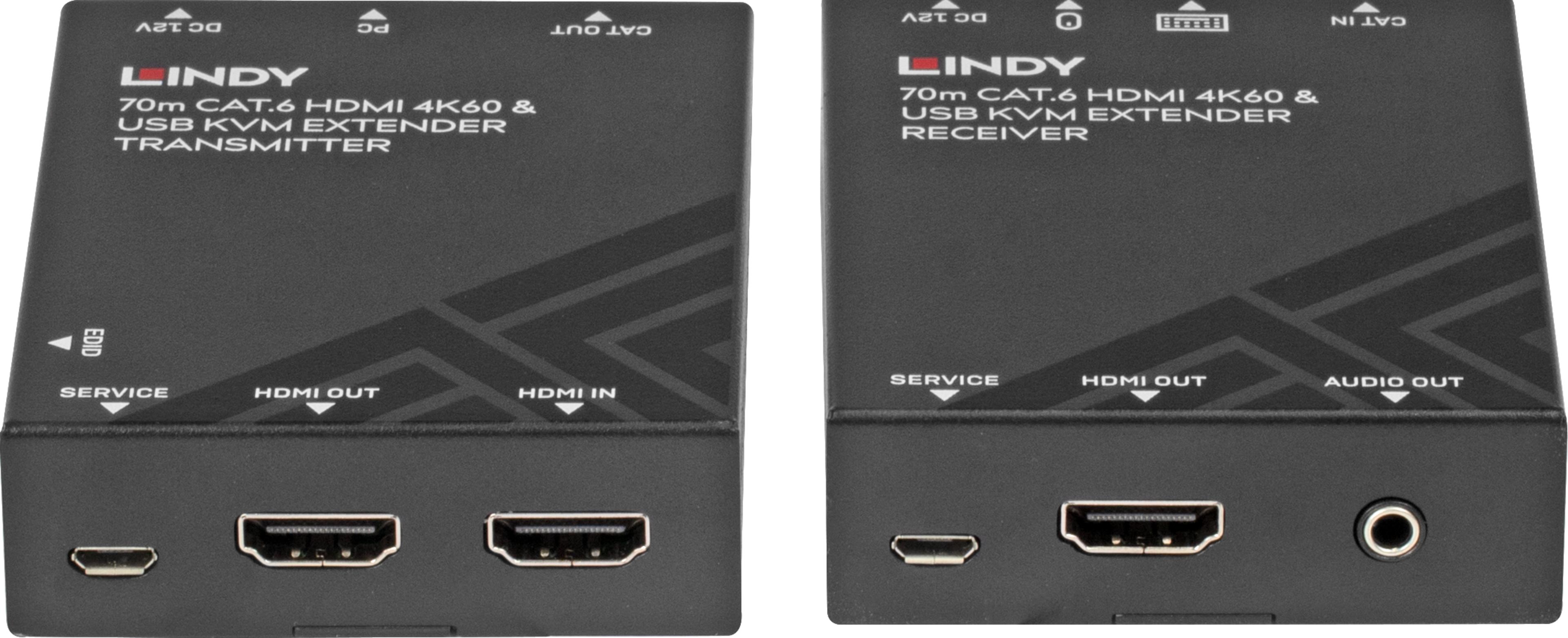 Extension KVM LINDY HDMI Cat6 70 m