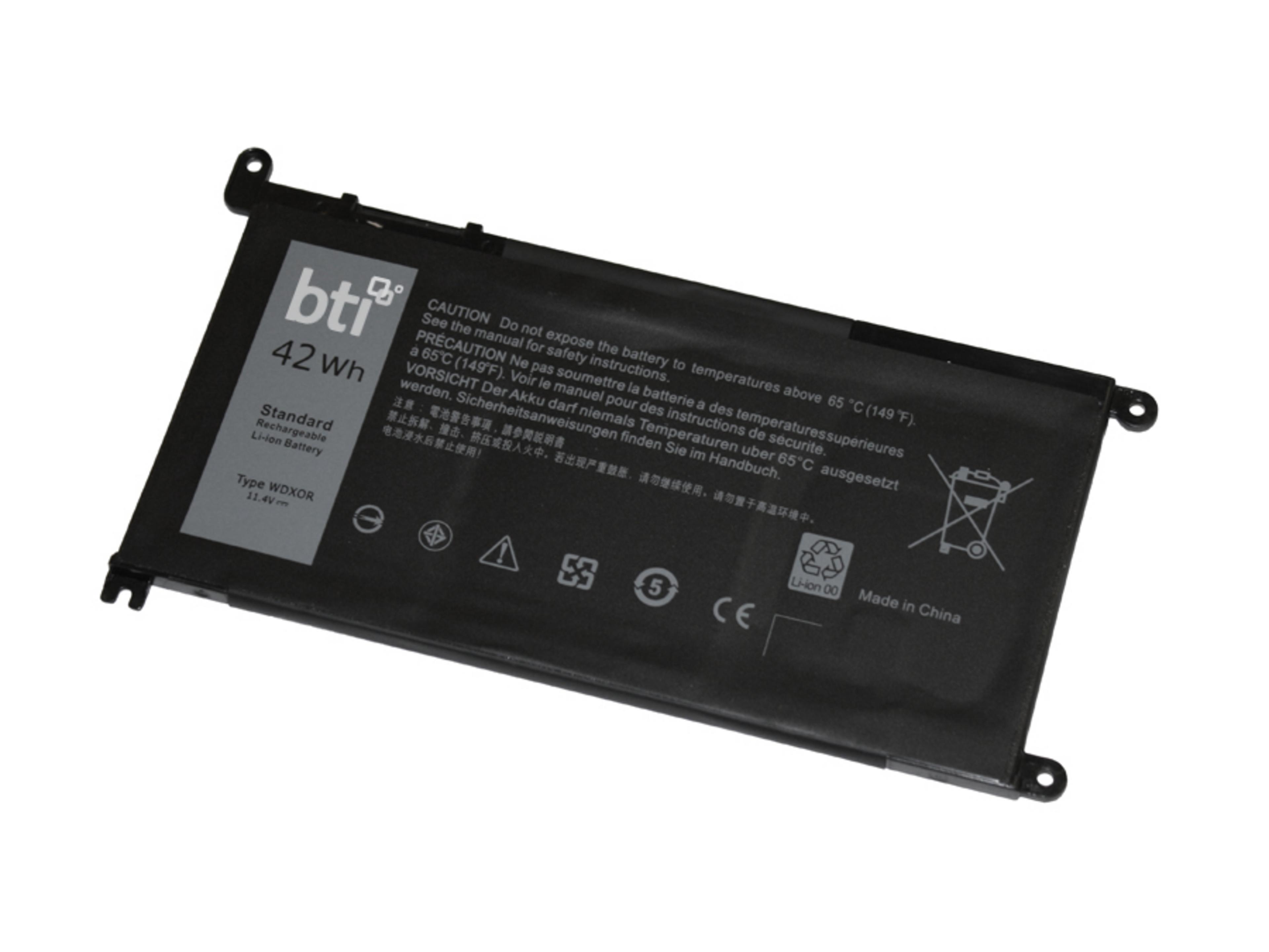Batterie 3 cellules BTI Dell 3 684 mAh
