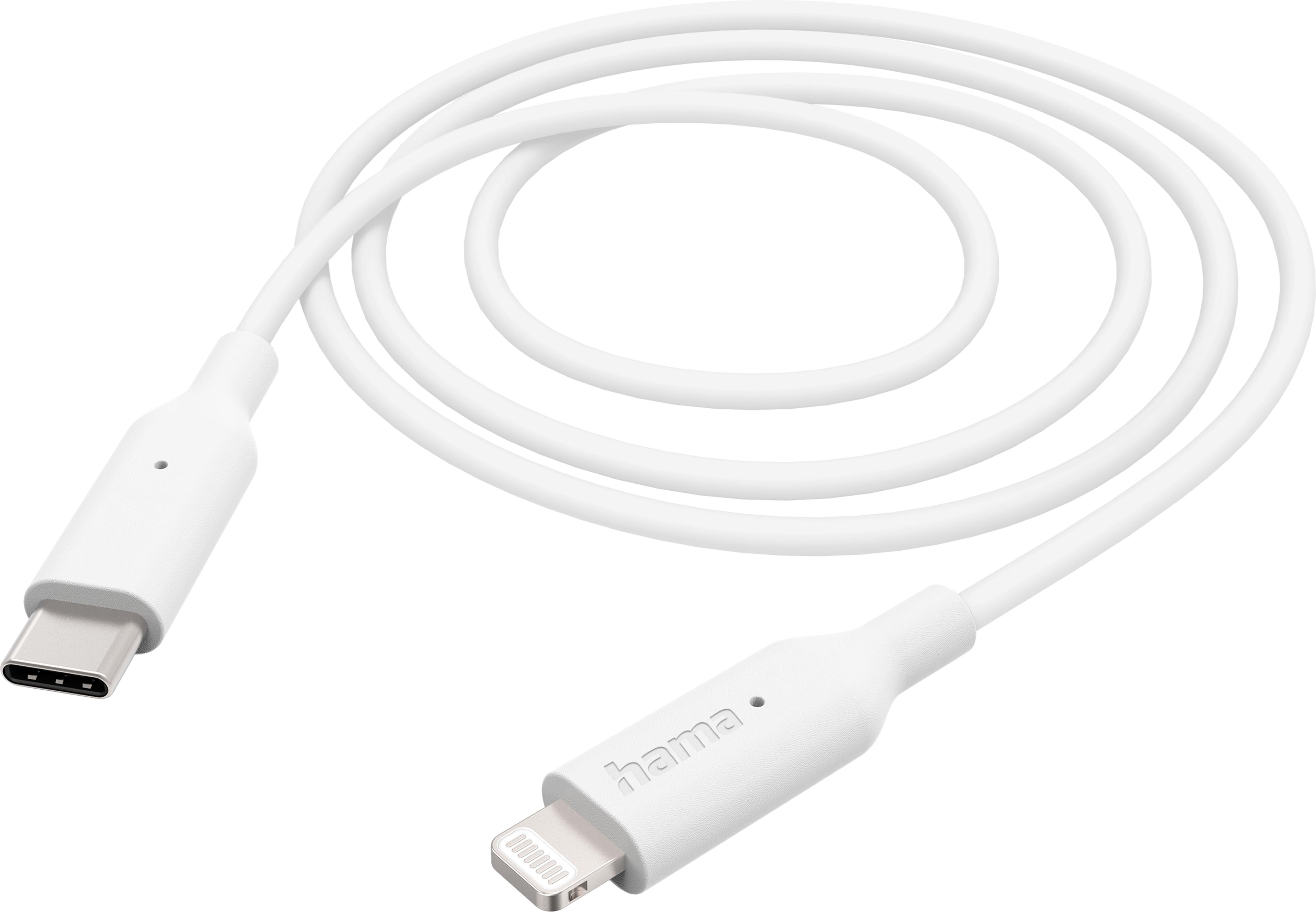 Hama USB-C - Lightning Cable 1m