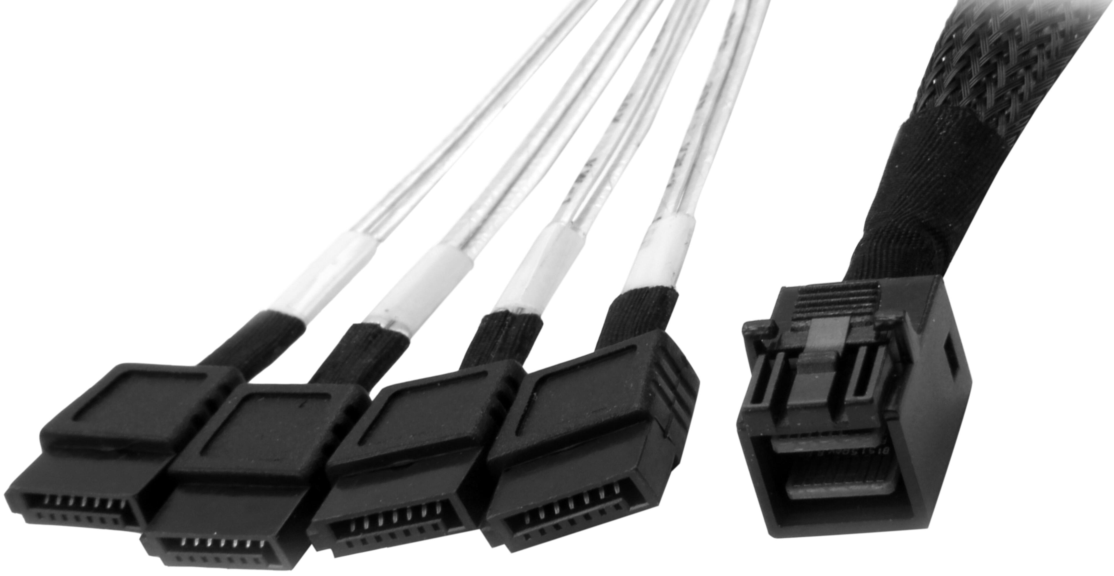 Cable SAS interno SFF8643 - 4 x SATA 1 m
