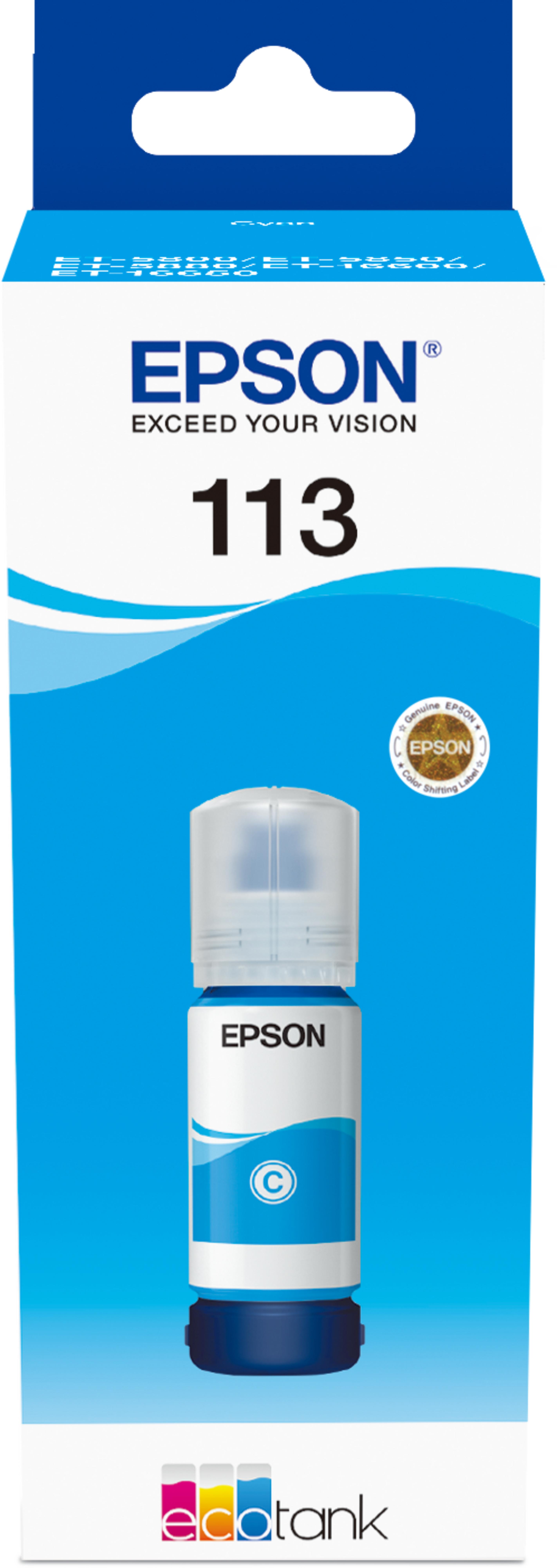 Epson 113 EcoTank Pigment Tinte cyan