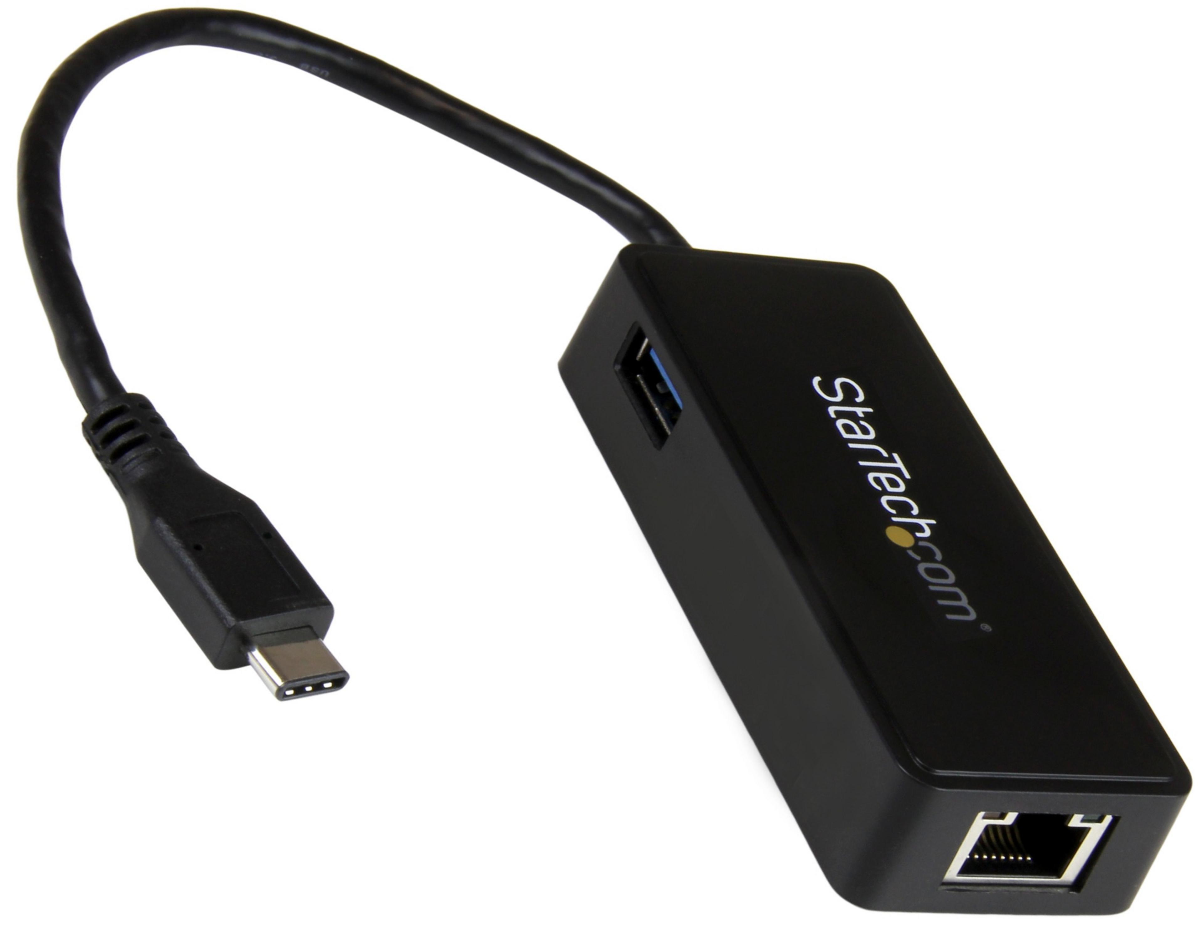 Adapter USB 3.0 - Gigabit Ethernet + Hub