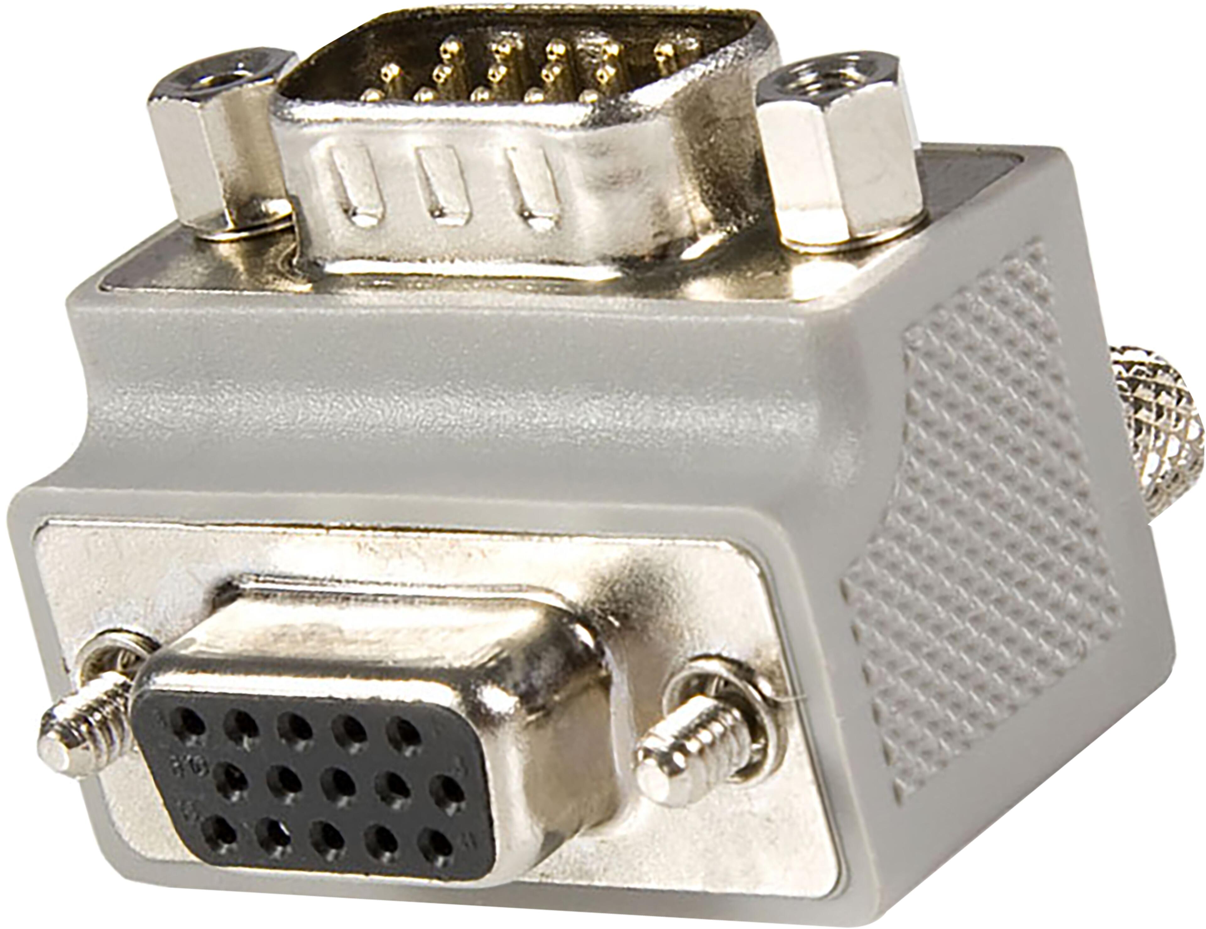 VGA Adapter HD15/f - HD15/m 90°