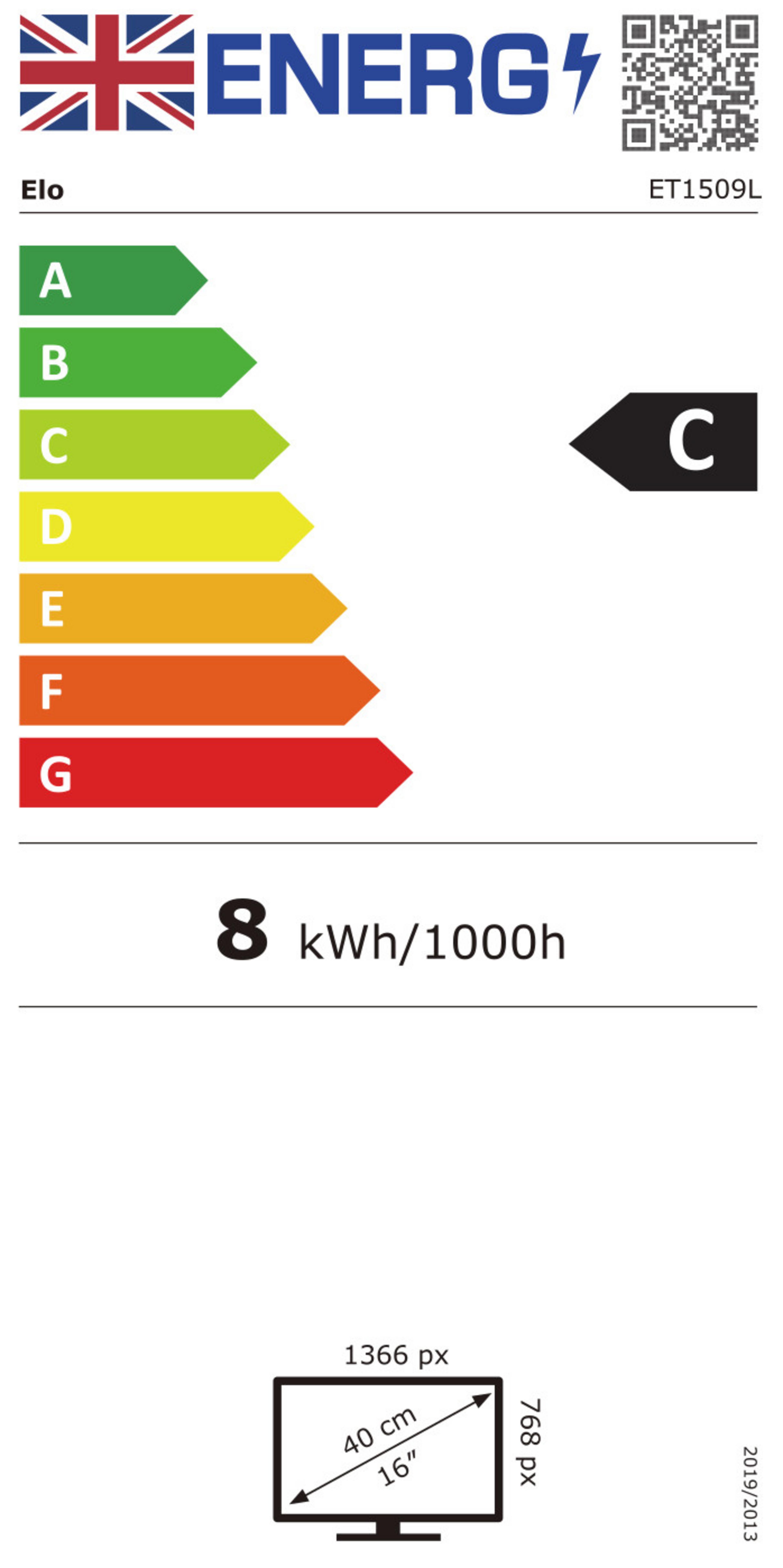 Elo 1509L PCAP Touch Monitor