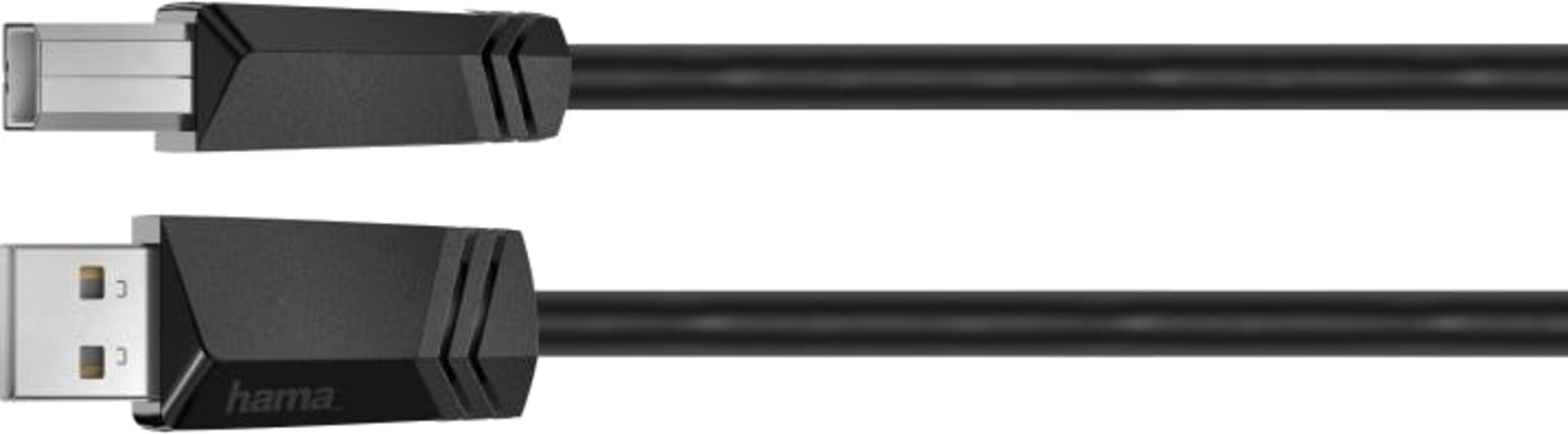 Hama USB Typ A - B Kabel 1,5 m