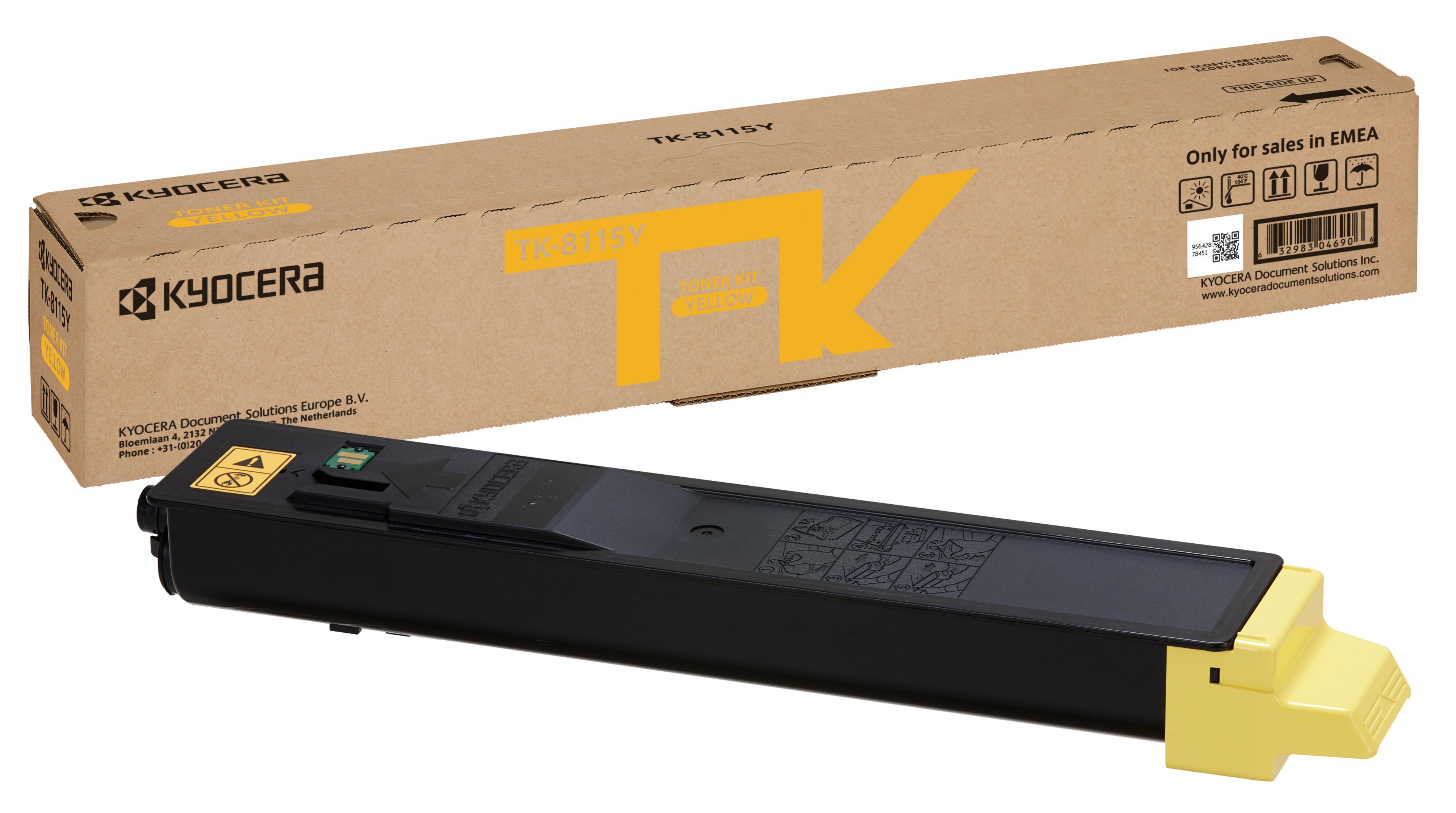 Kyocera TK-8115Y Toner Kit Yellow
