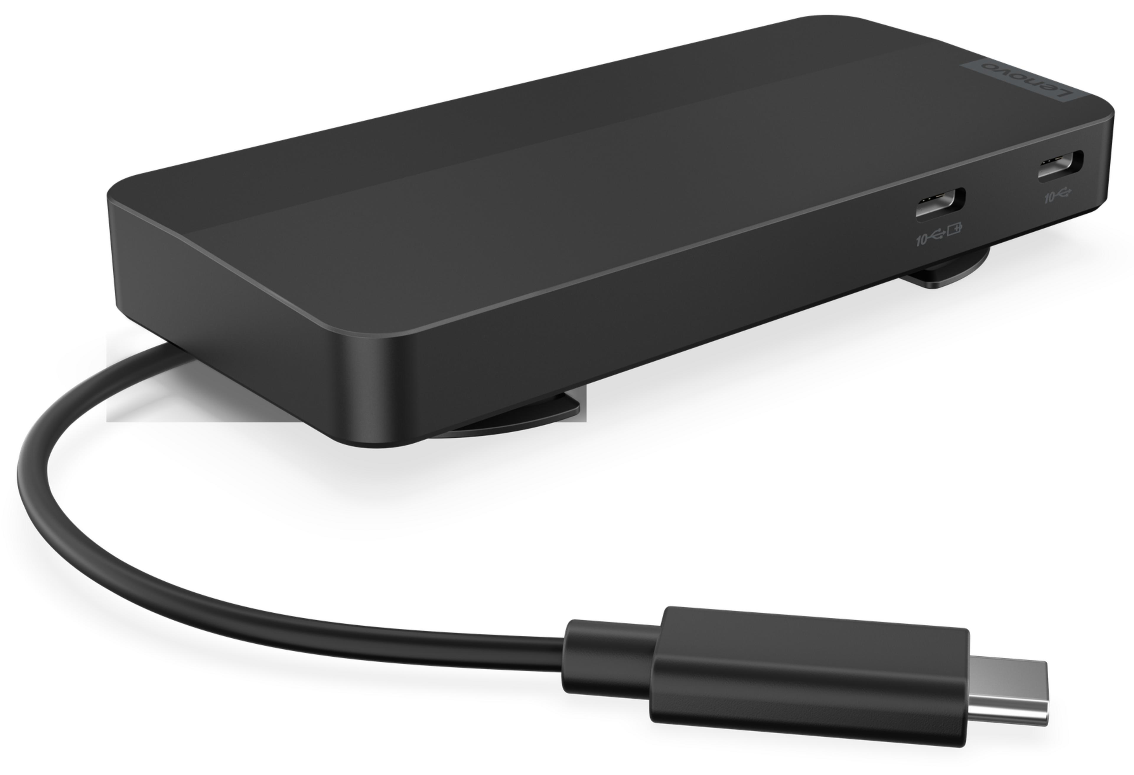 Lenovo USB-C-Reisedock für zwei Displays