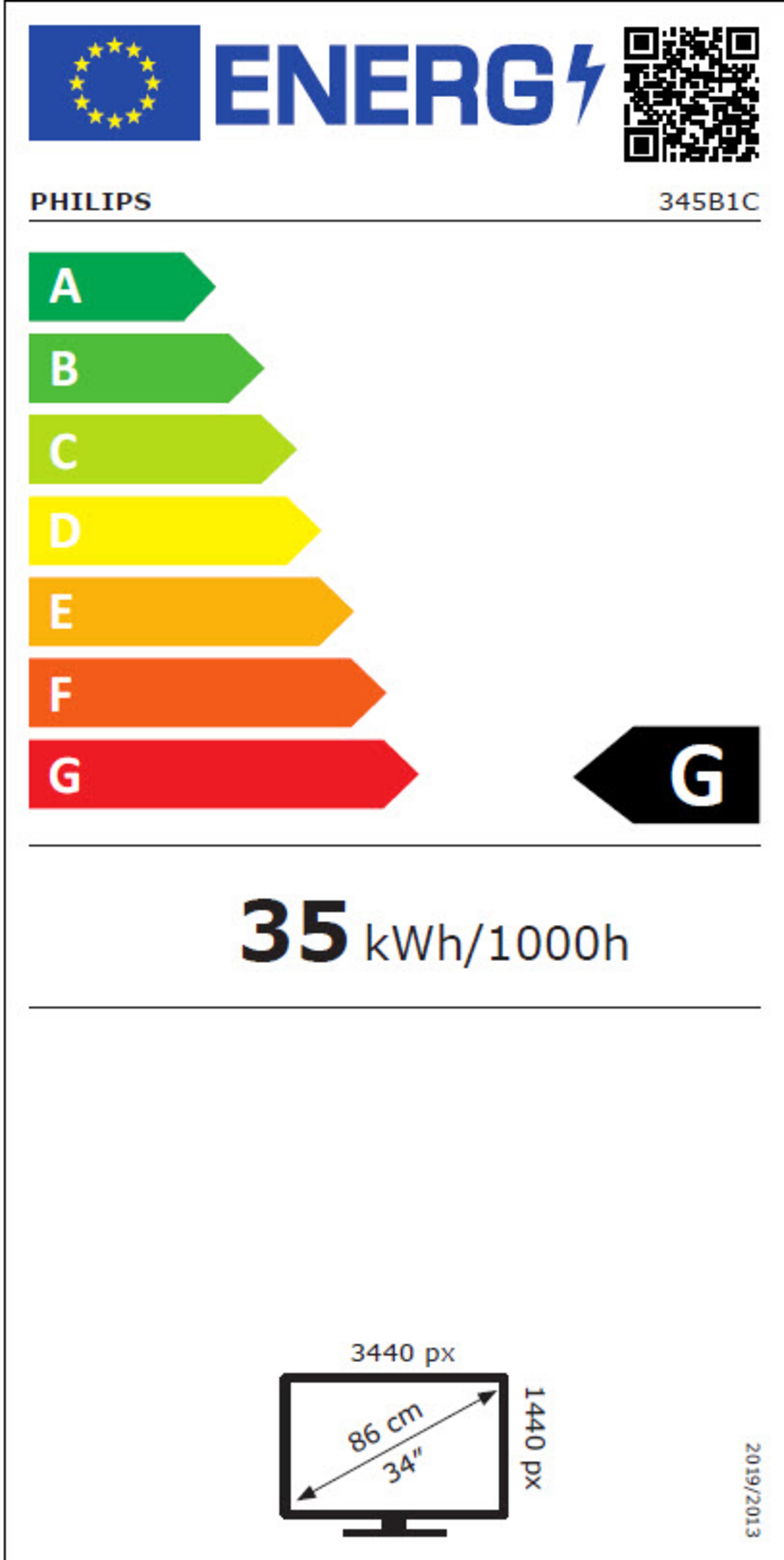 Philips 345B1C Curved Monitor