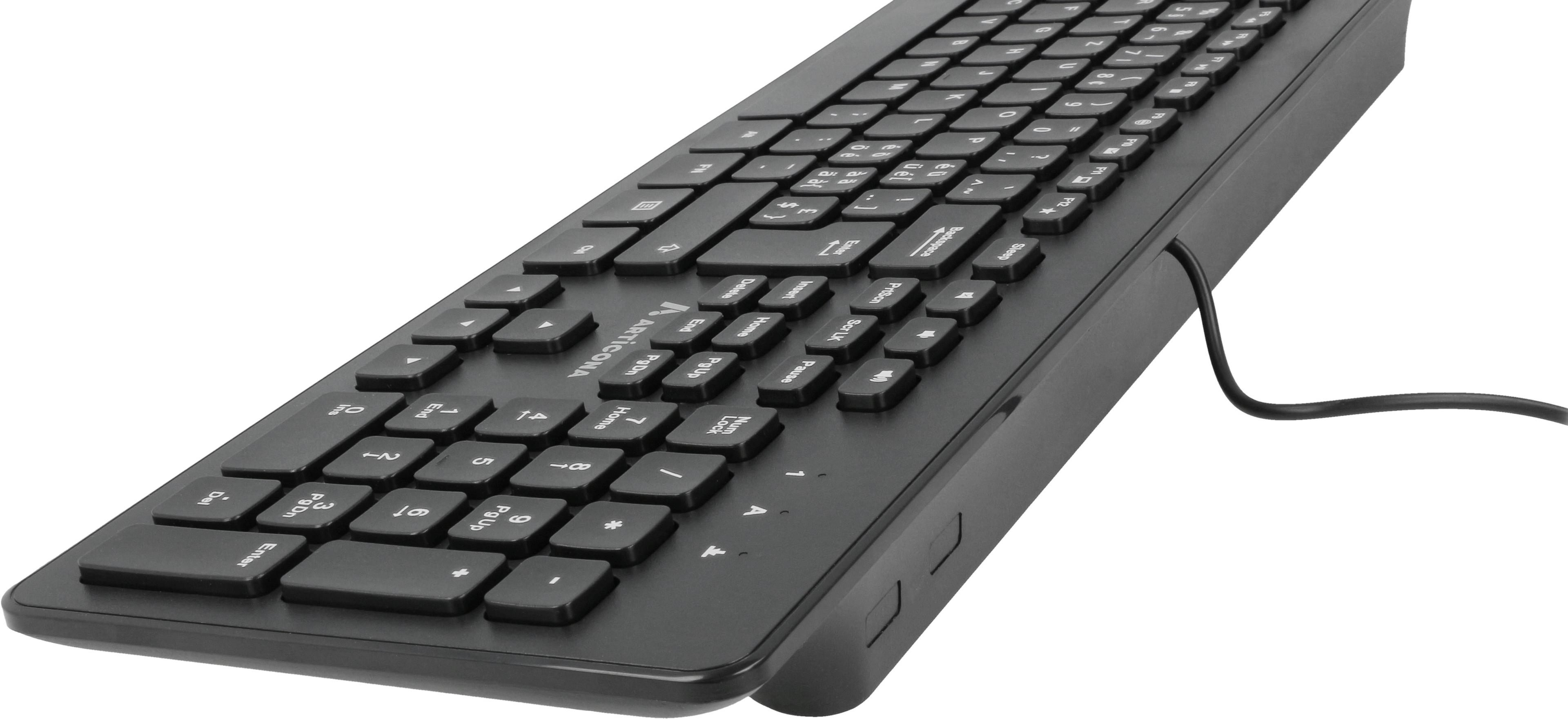 ARTICONA USB-A Wired Keyboard Black
