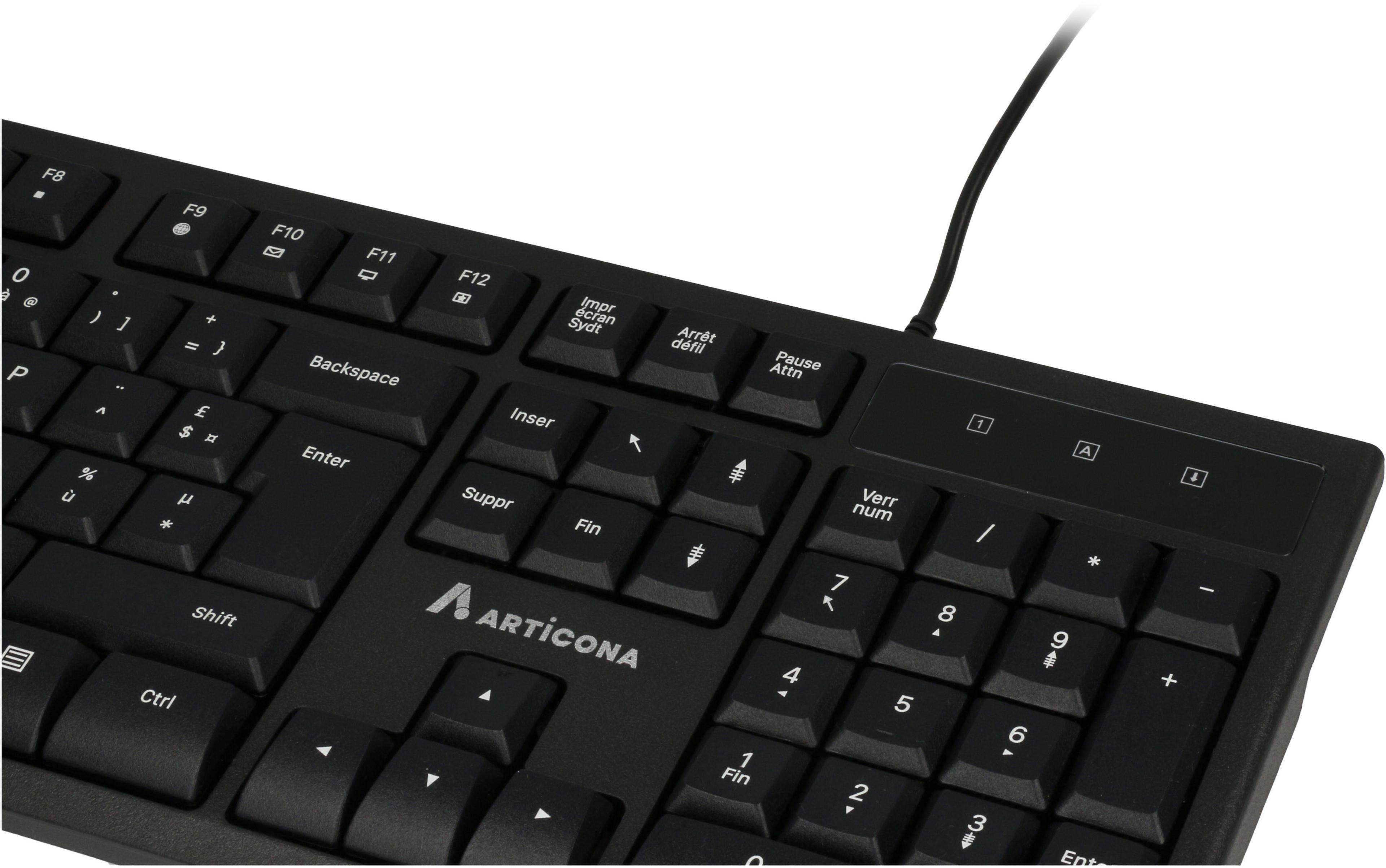ARTICONA Simple Black Keyboard