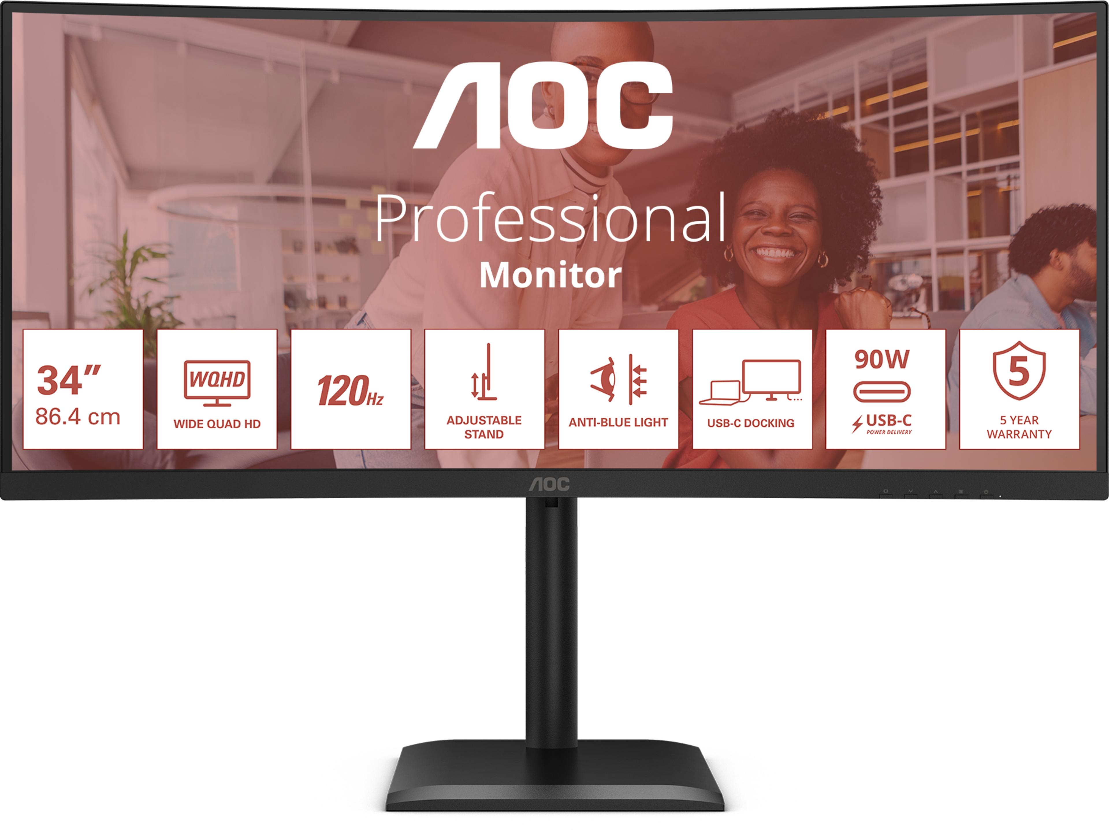 AOC CU34E4CV Curved Monitor