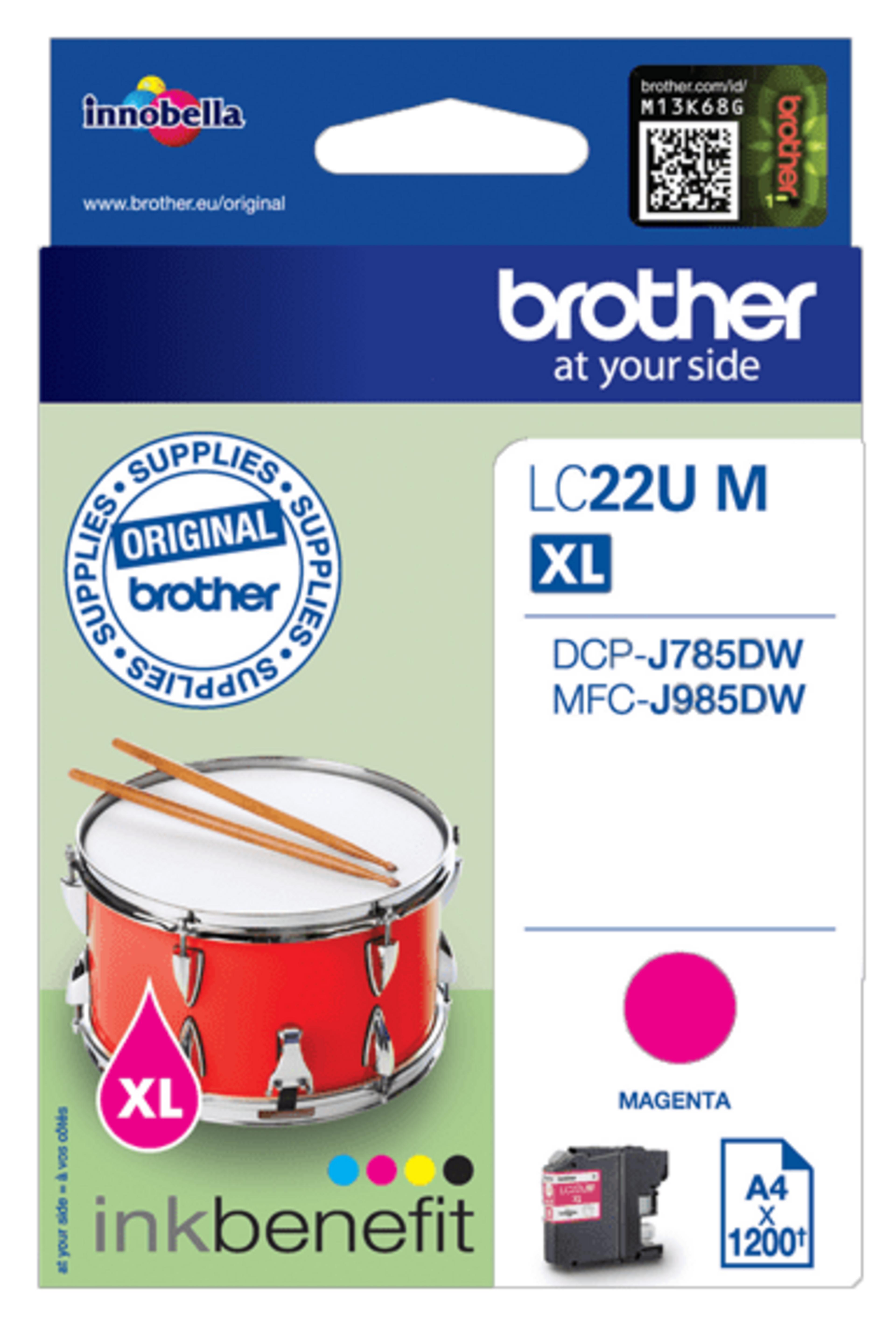 Brother LC-22UM Ink Magenta