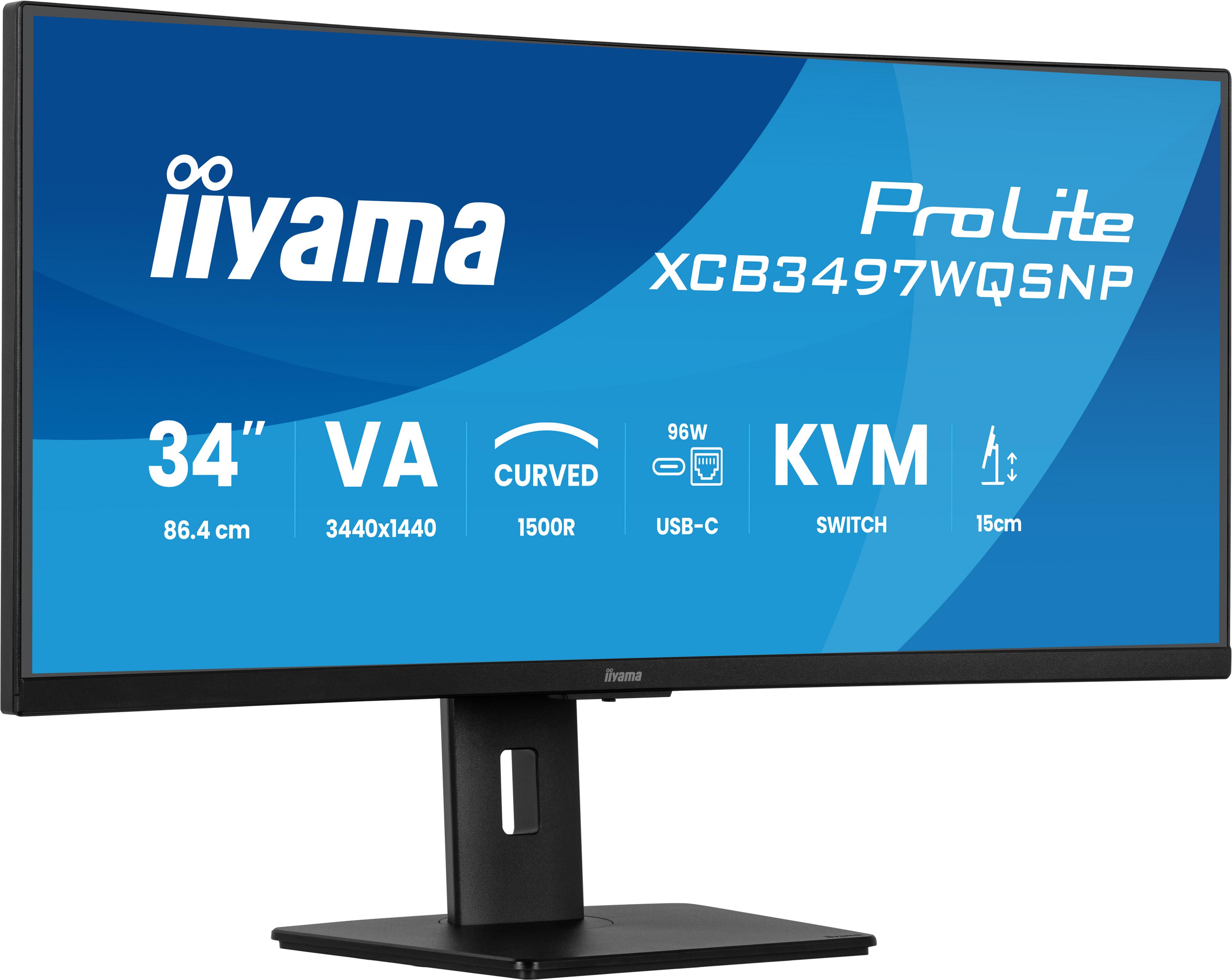 iiyama PL XCB3497WQSNP-B1 Curved Monitor