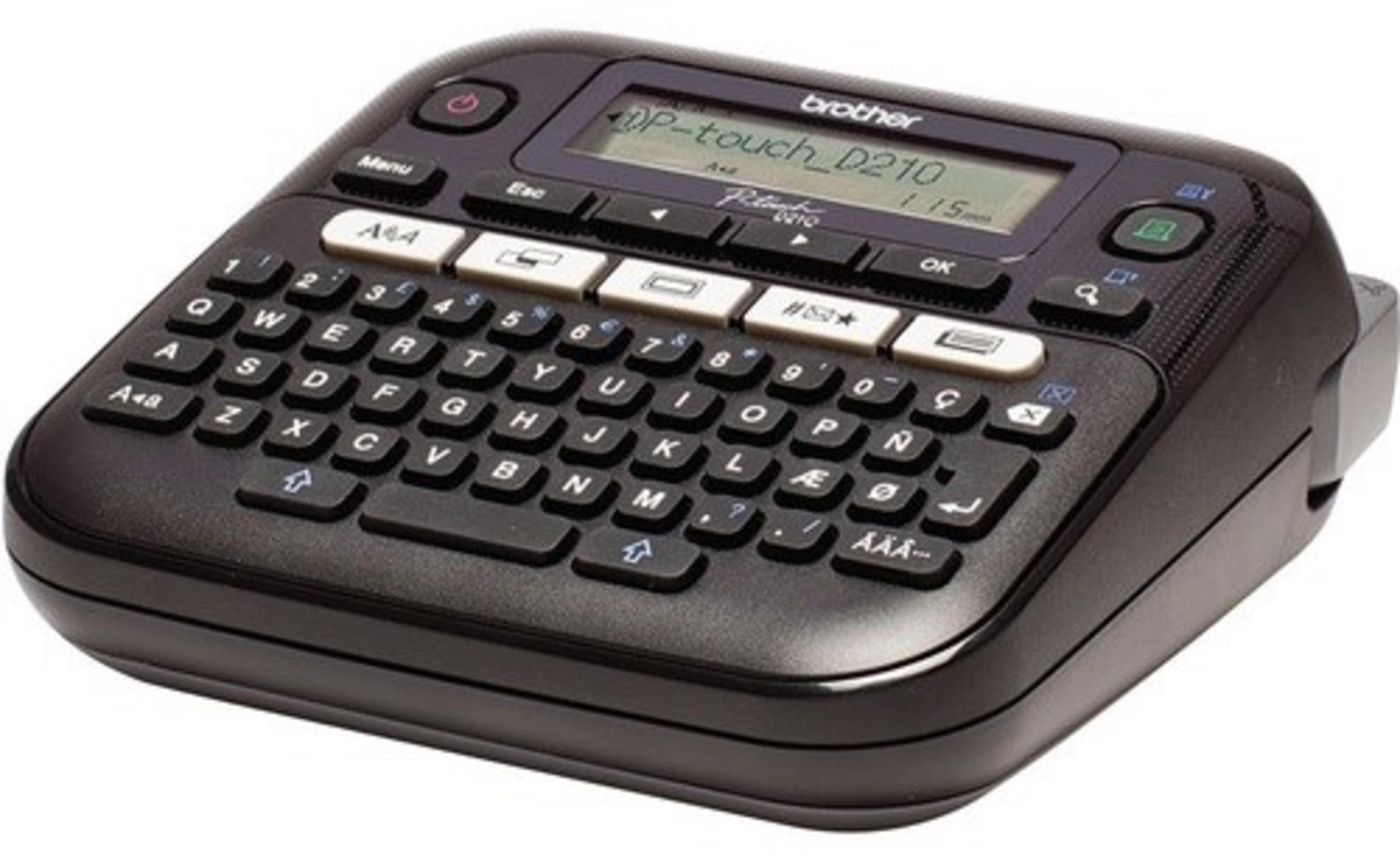 Brother P-touch D210 Beschriftung