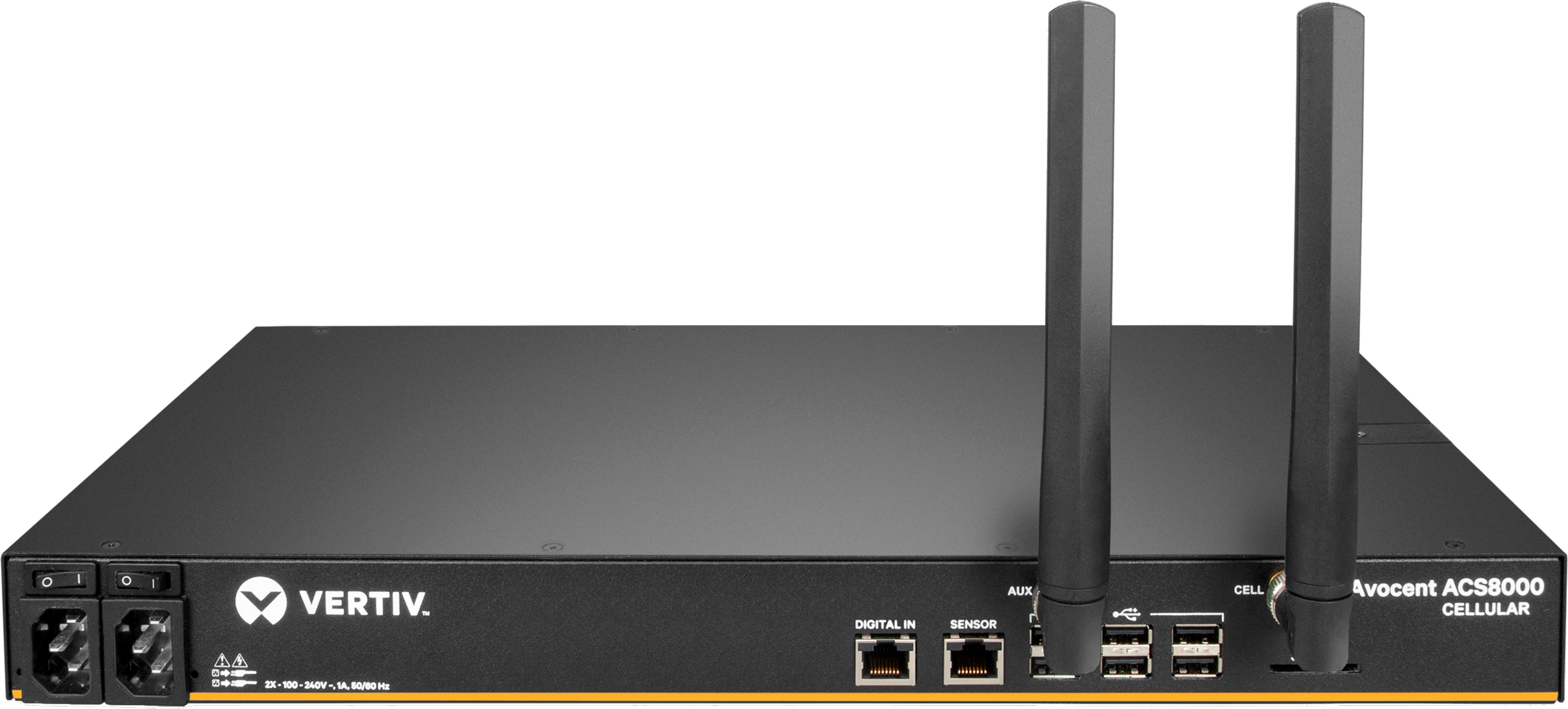 Vertiv ACS8008 Cons. Server 8P. Dual/LTE