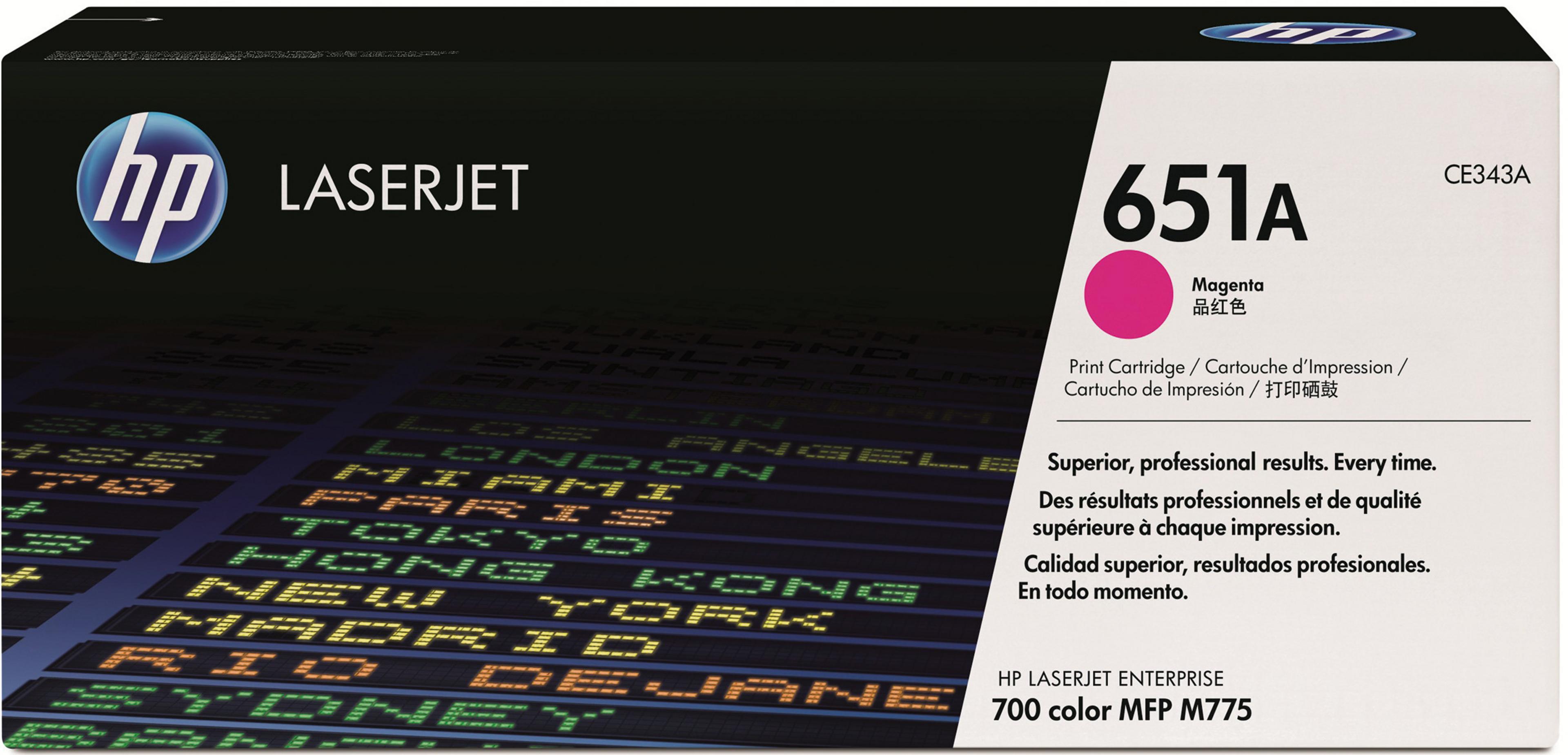 Toner HP 651A , purpurový