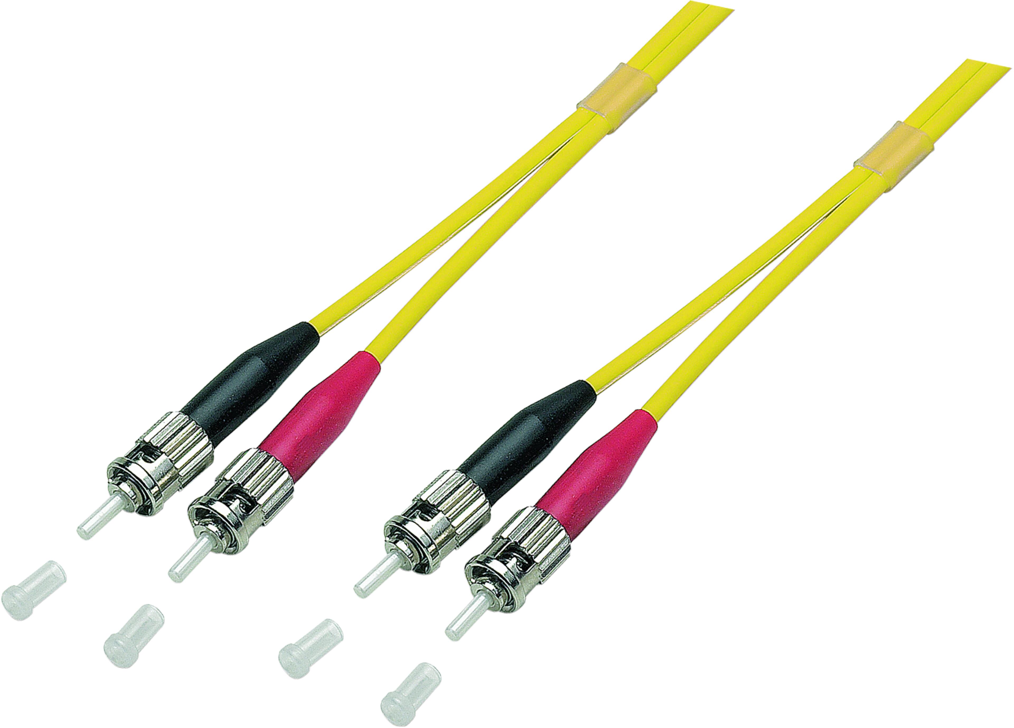 Câble patch duplex FO ST-ST, 1 m, 9/125µ