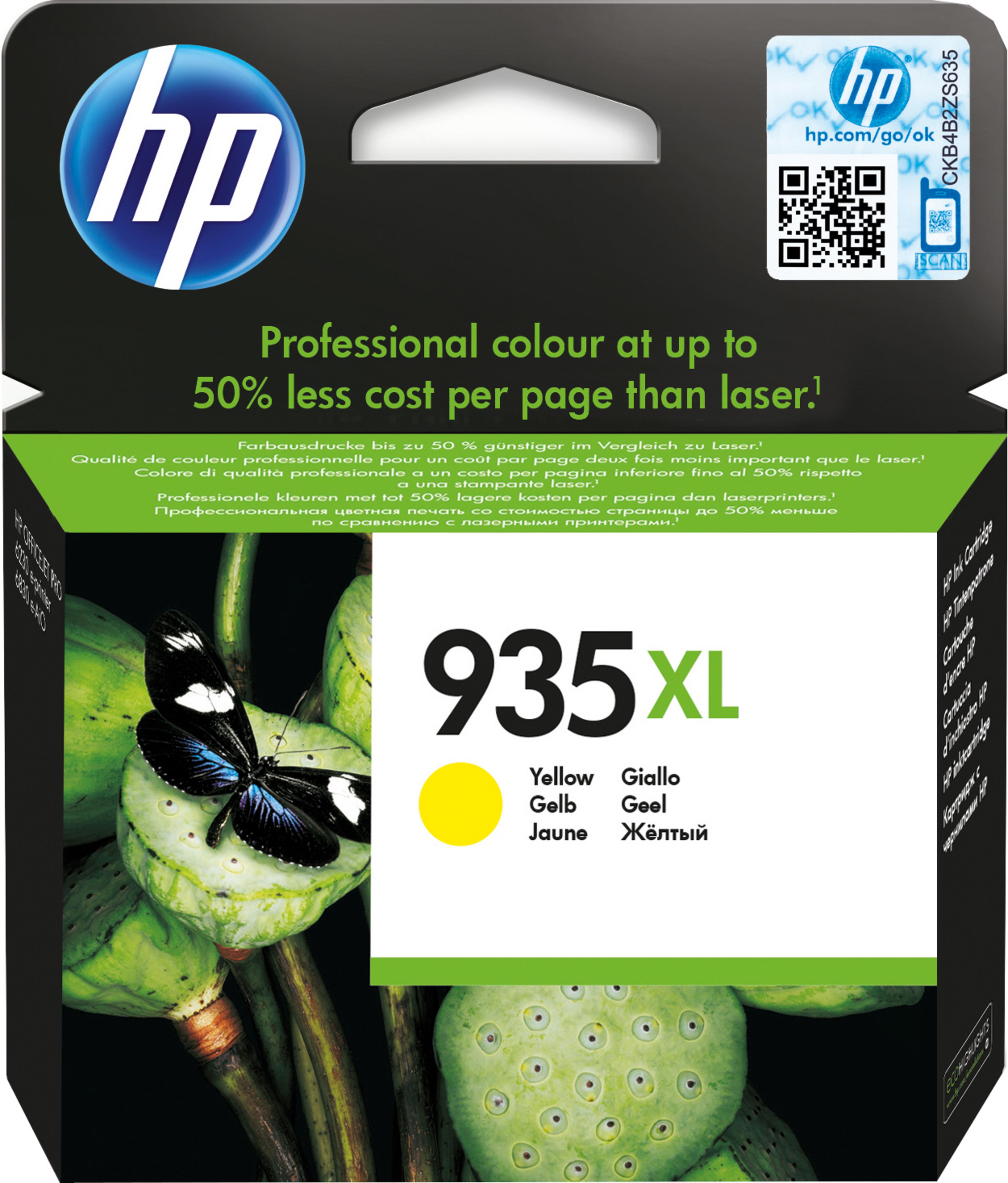 Encre HP 935XL, jaune