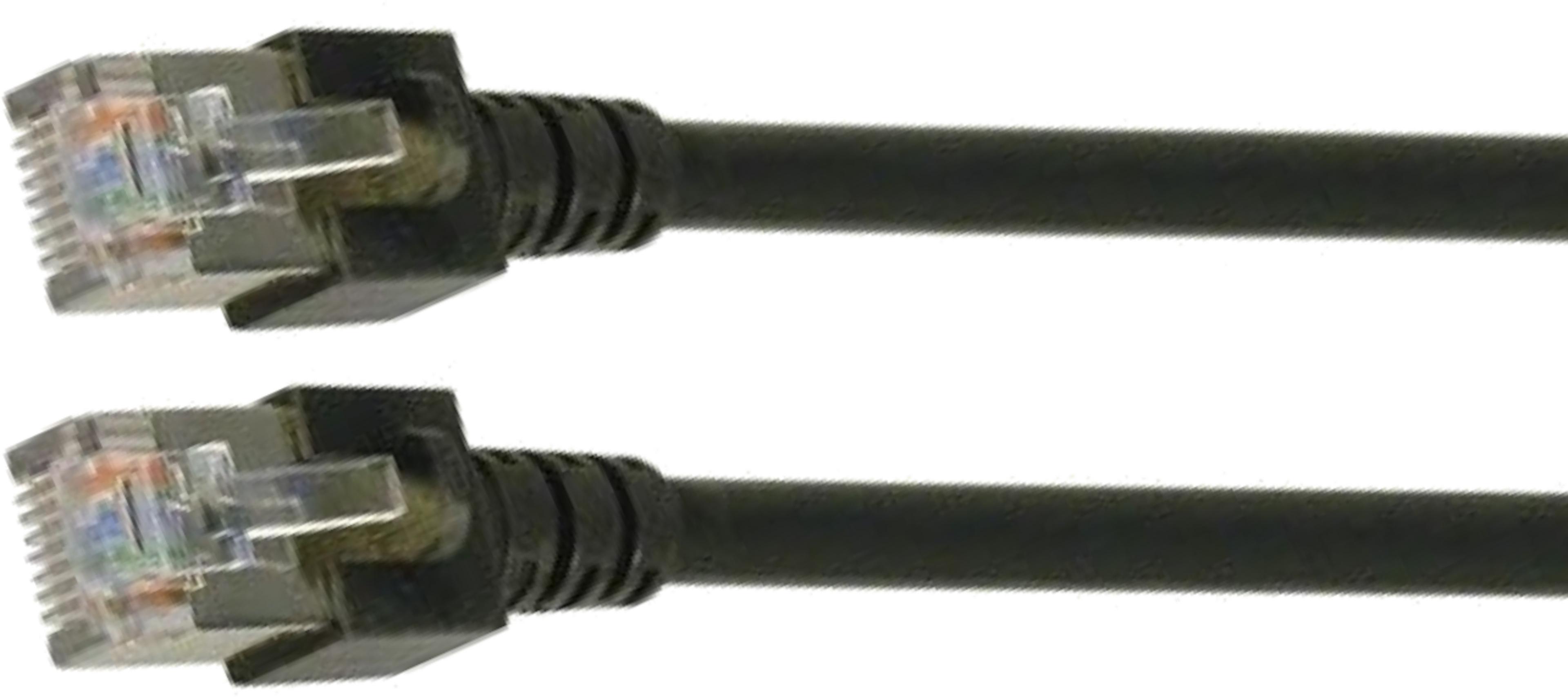 Patch Cable RJ45 SF/UTP Cat5e 2m Black