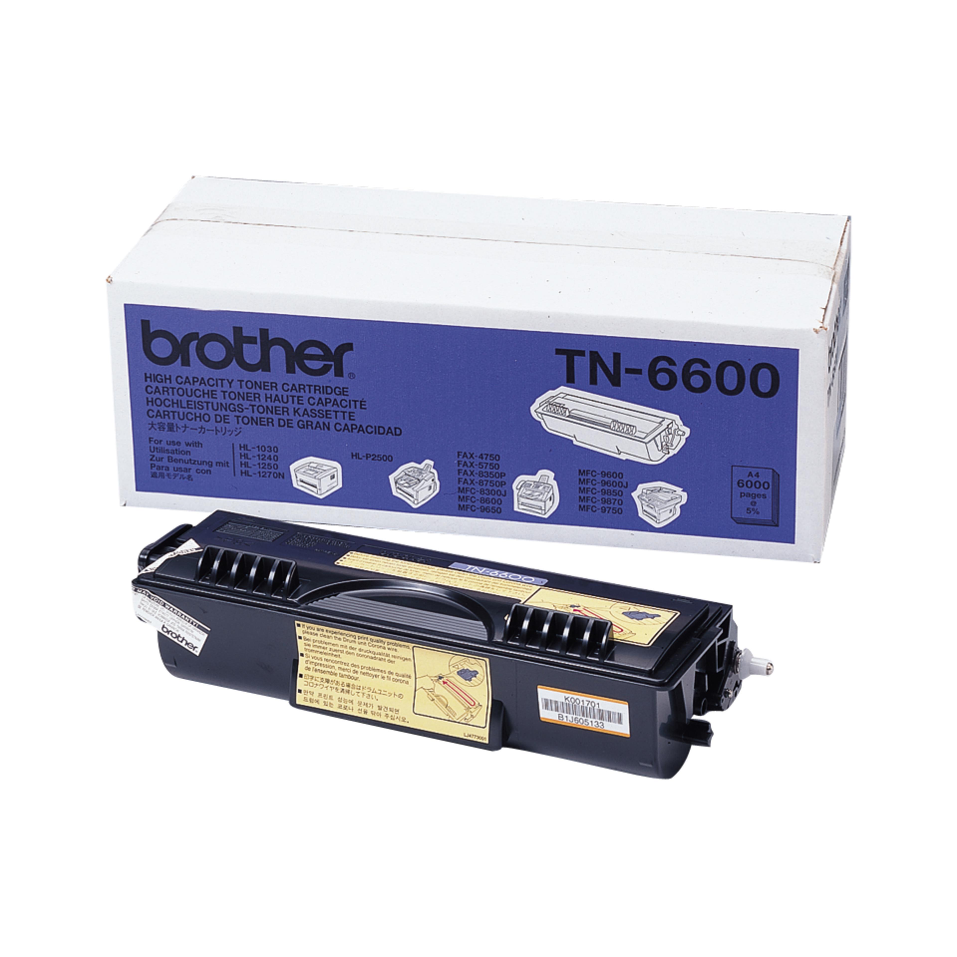 Toner Brother TN 6600, noir