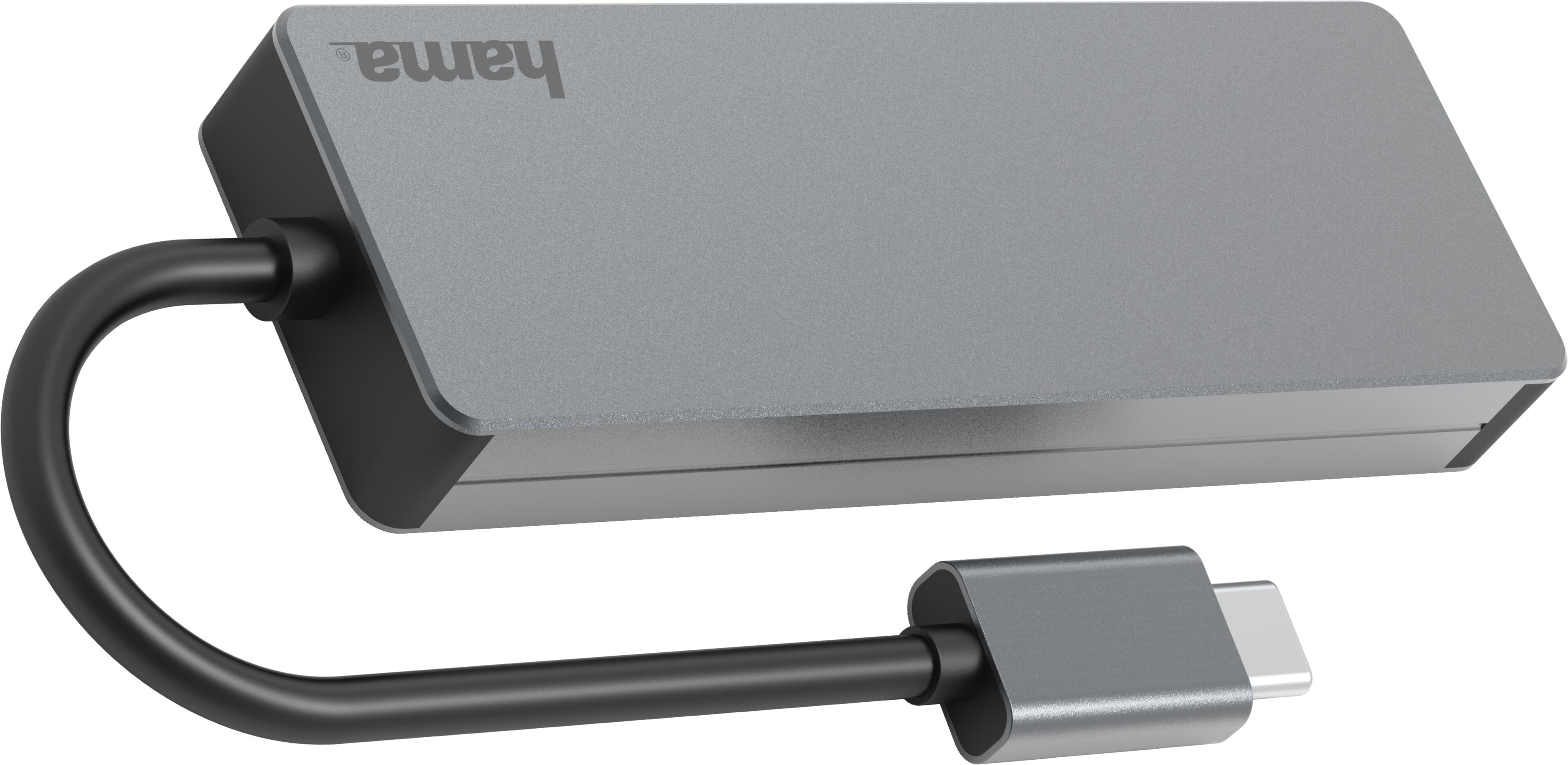 Hama USB Hub 3.1 4-port Grey
