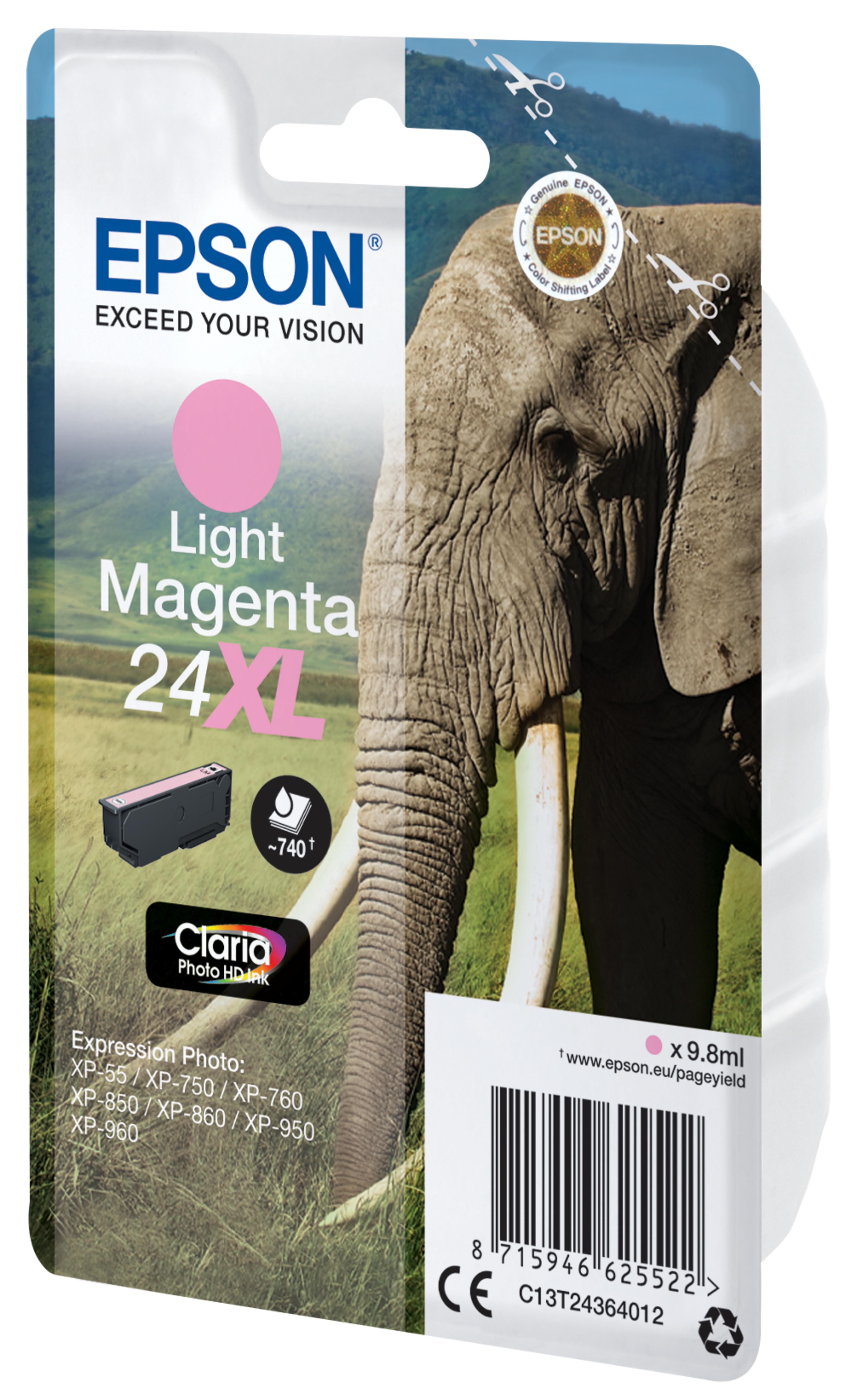 Epson 24XL Ink Light Magenta