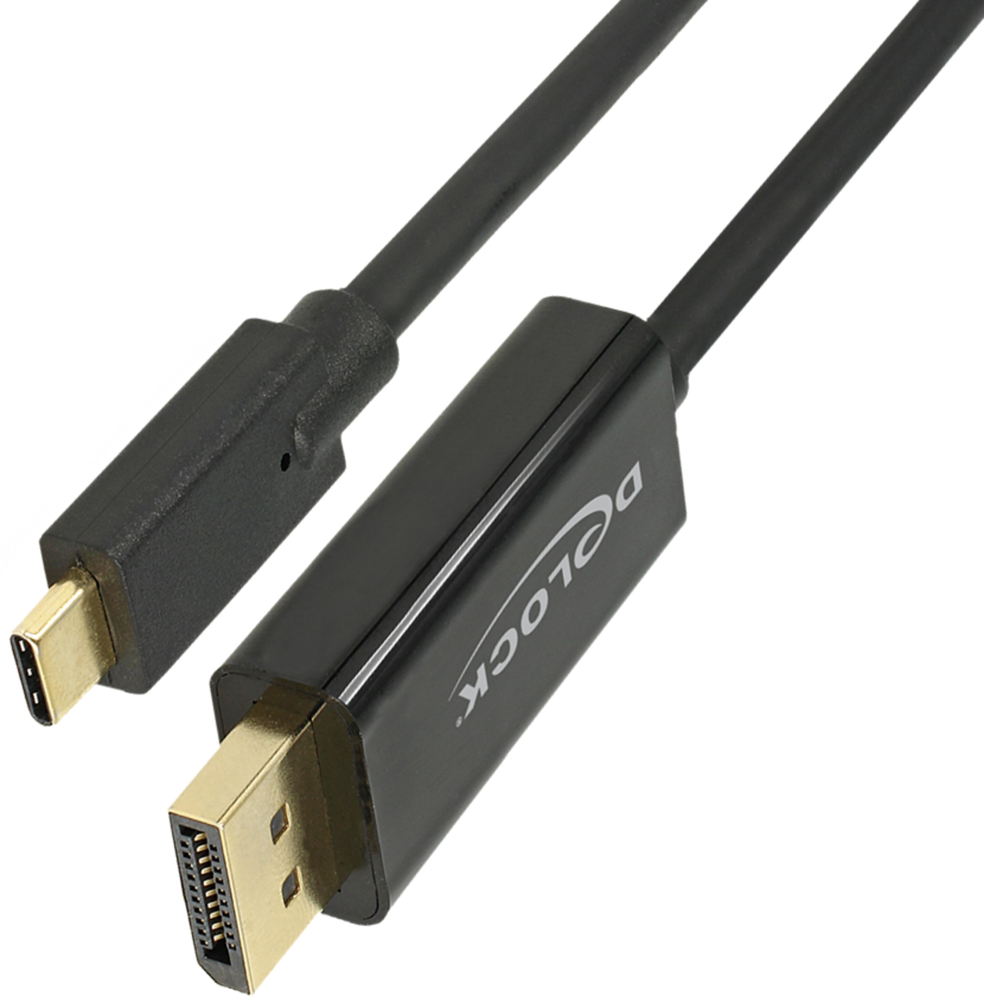 Cable USB Type-C/m - DisplayPort/m 1m