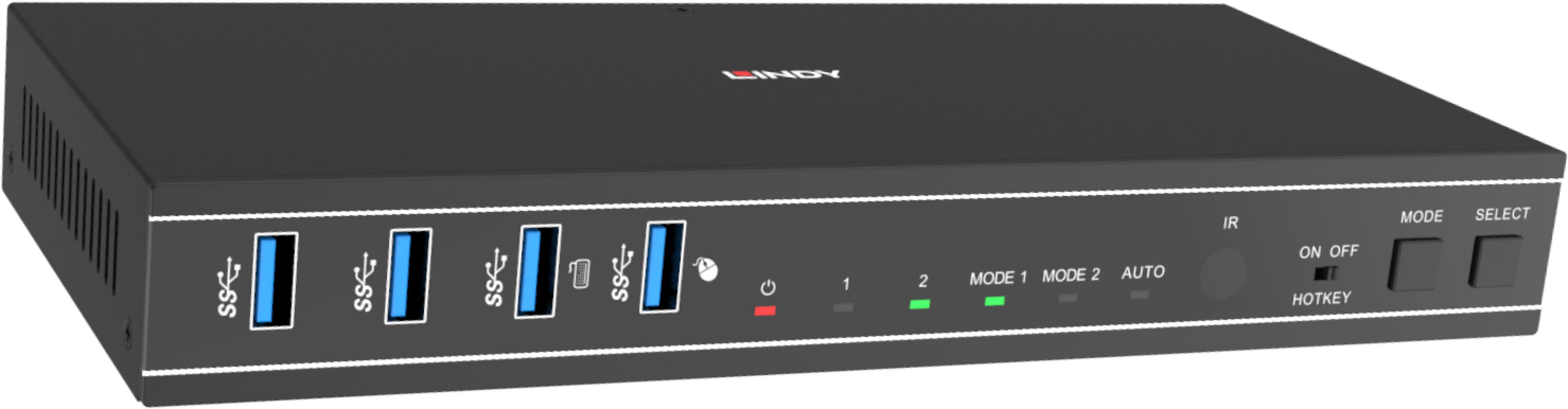 LINDY KVM-Switch HDMI DualHead 2-Port