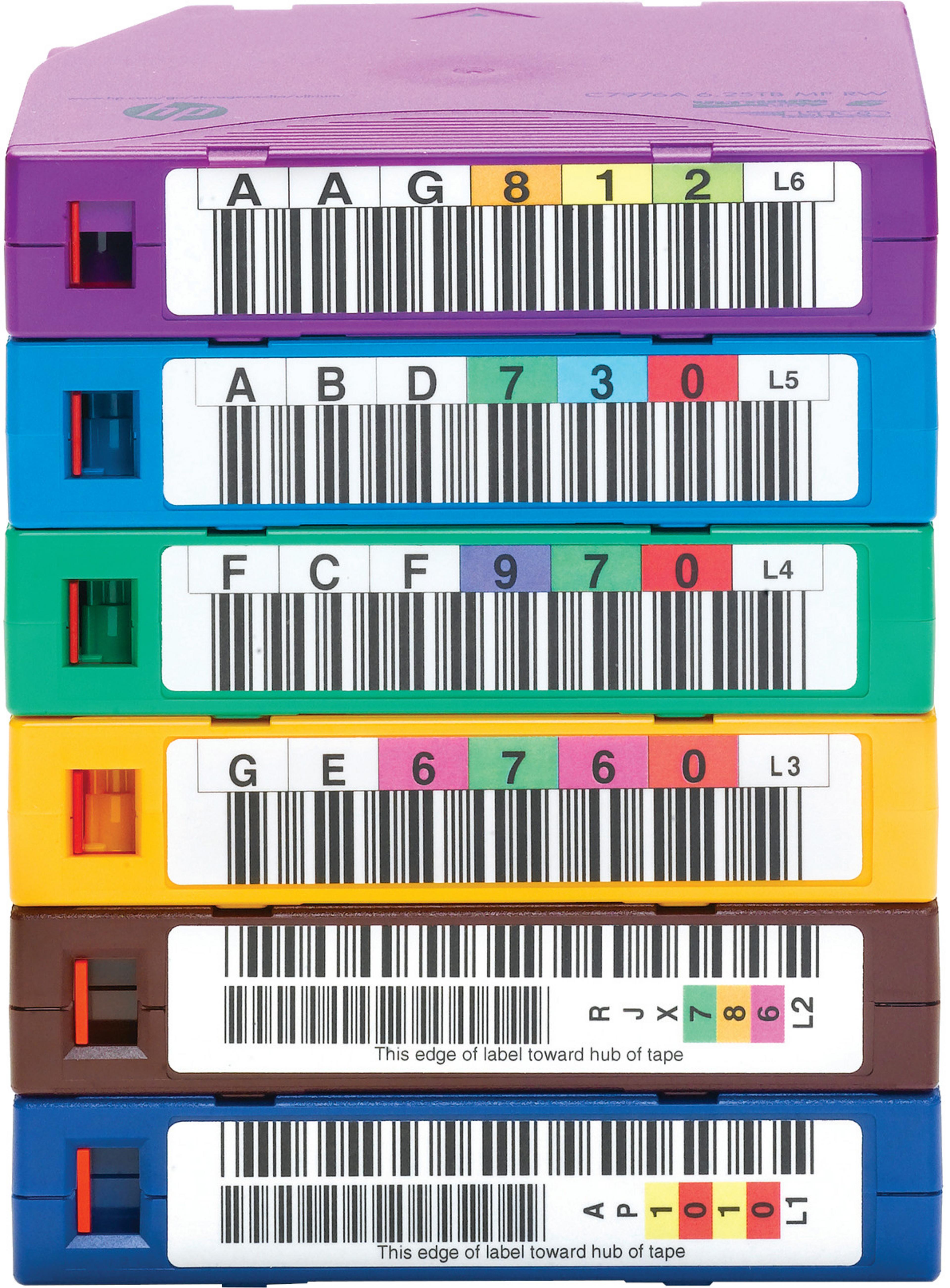 Ultrium LTO-9 RW Barcode Label