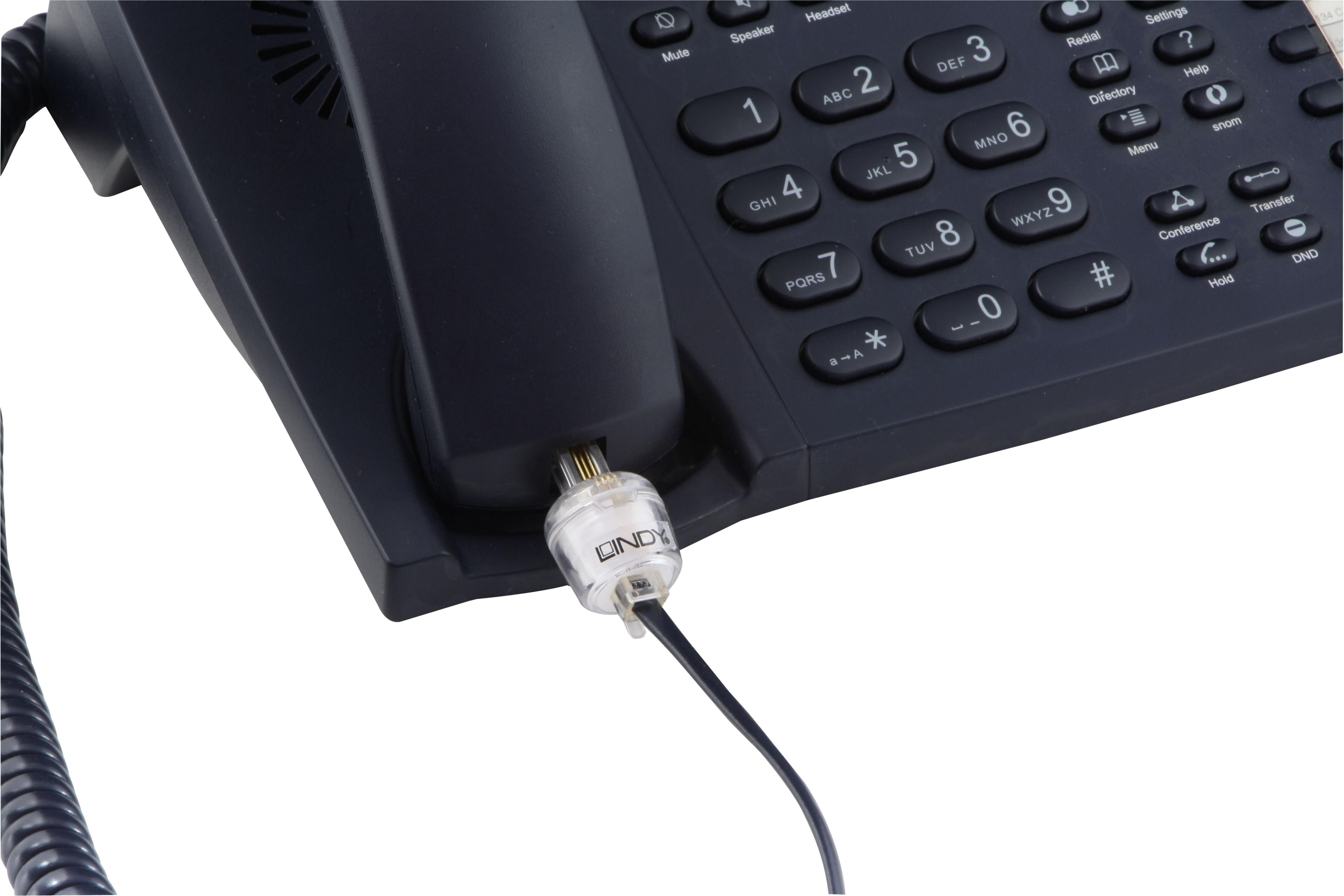 Desenrolador cabo p/auscult. telf RJ10