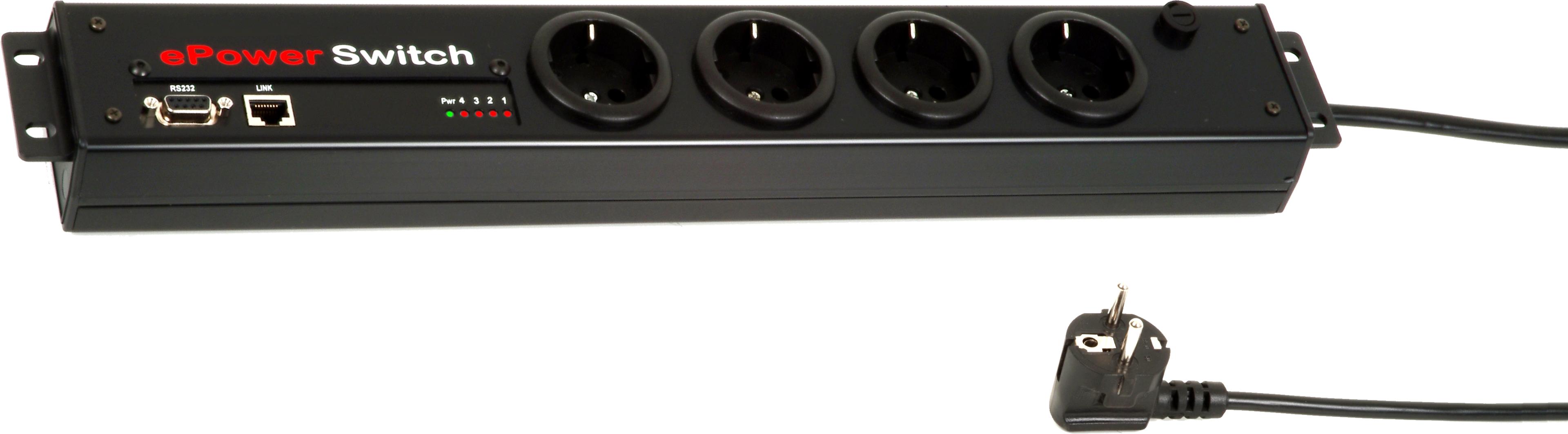 4-fach Steckdosenleiste mit IP